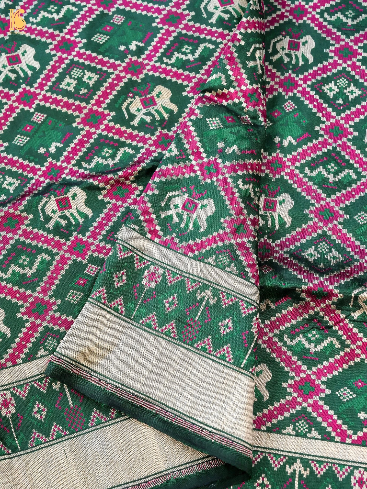 Handloom Banarasi Katan Silk Patola Dupatta