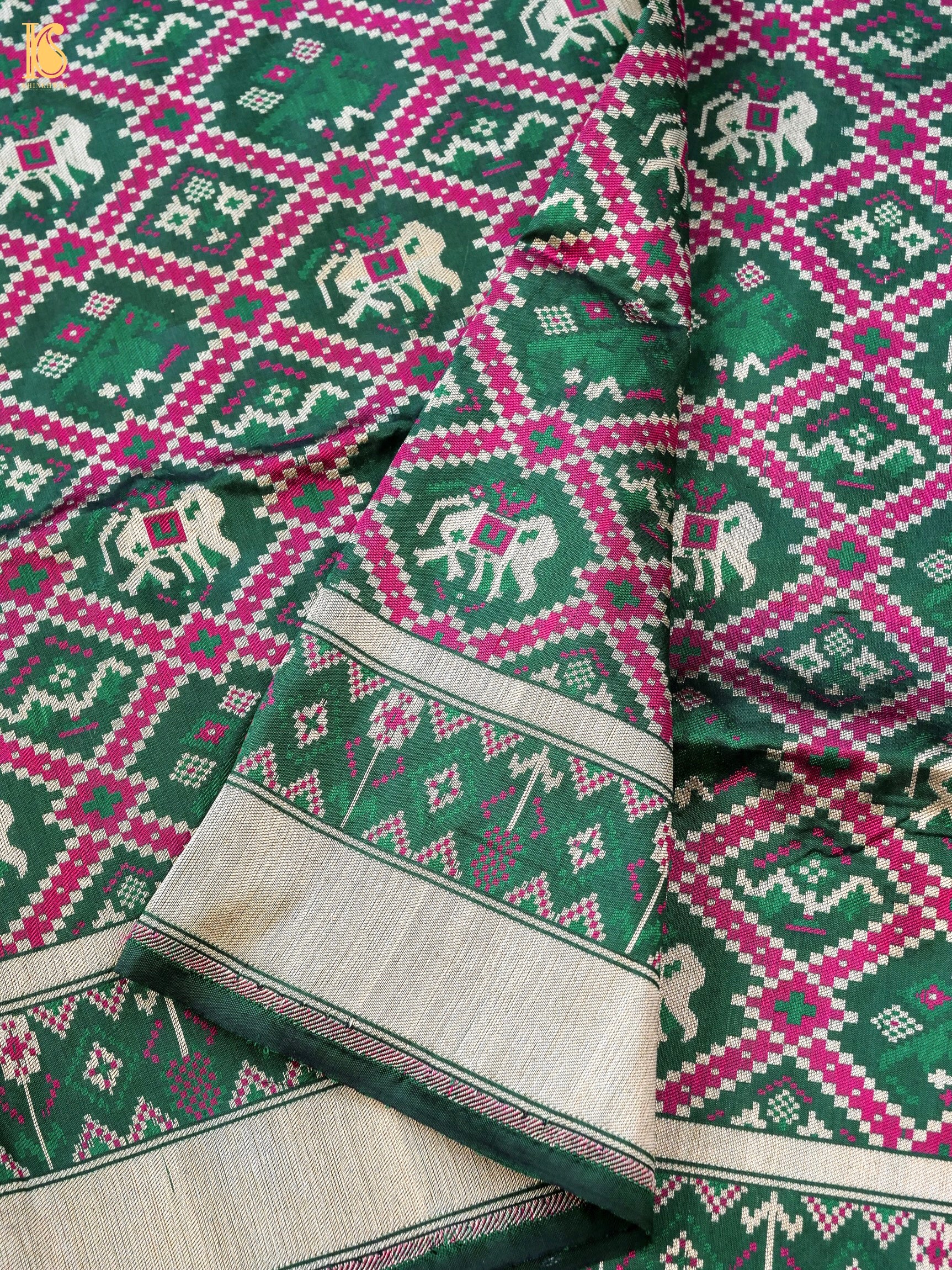 Handloom Banarasi Katan Silk Patola Dupatta