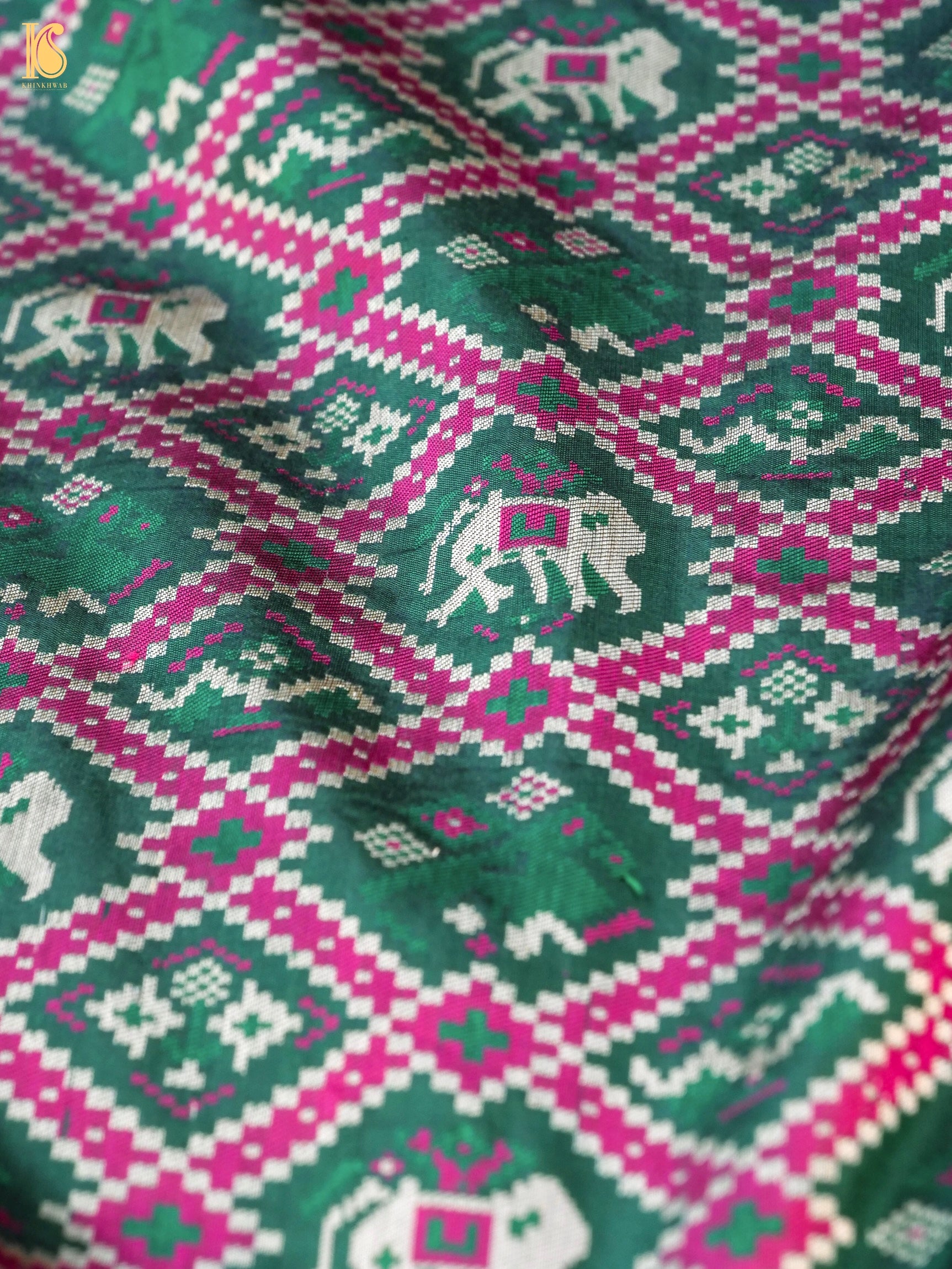 Handloom Banarasi Katan Silk Patola Dupatta