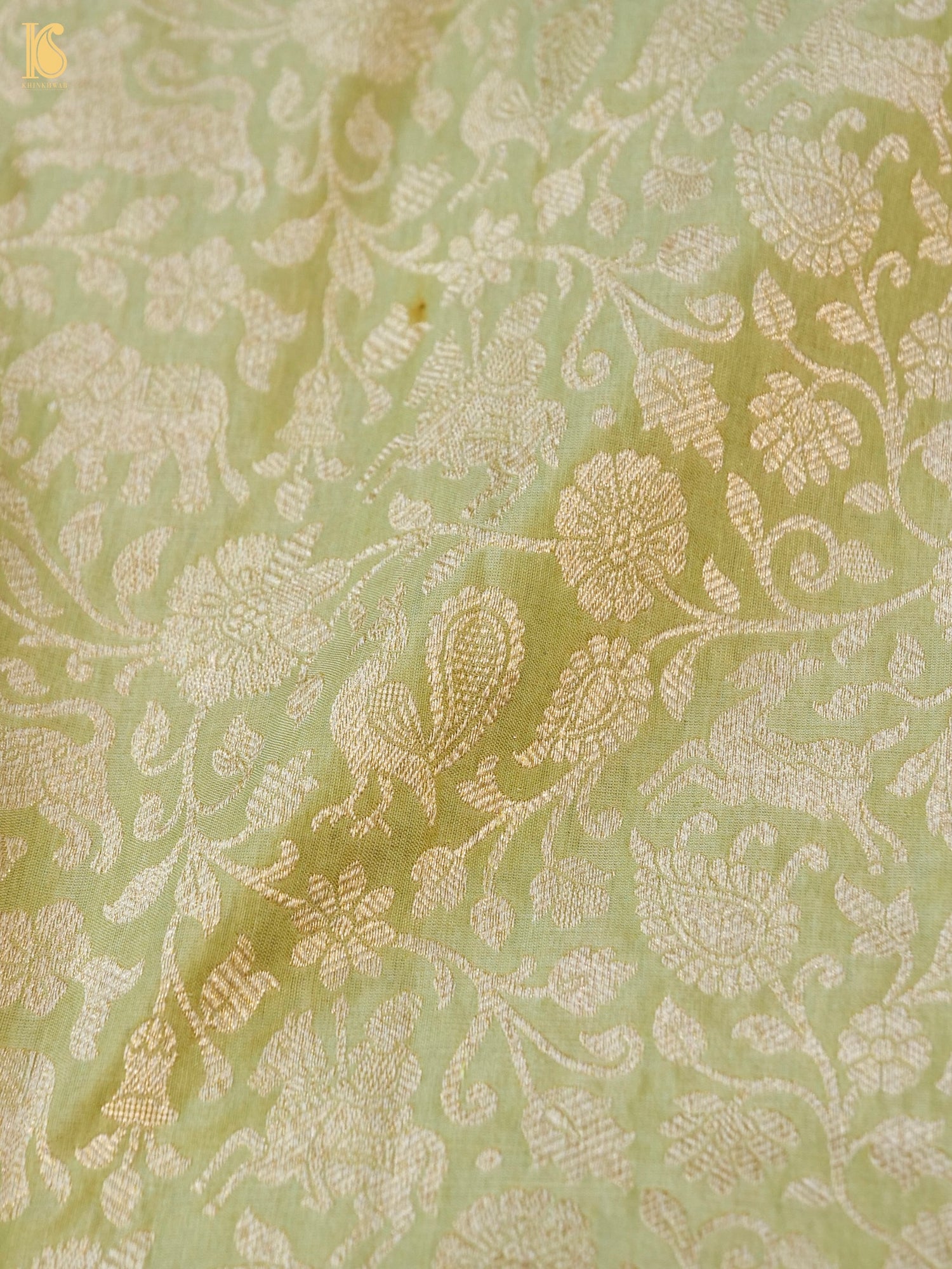Handloom Banarasi Katan Silk Shikargah Dupatta