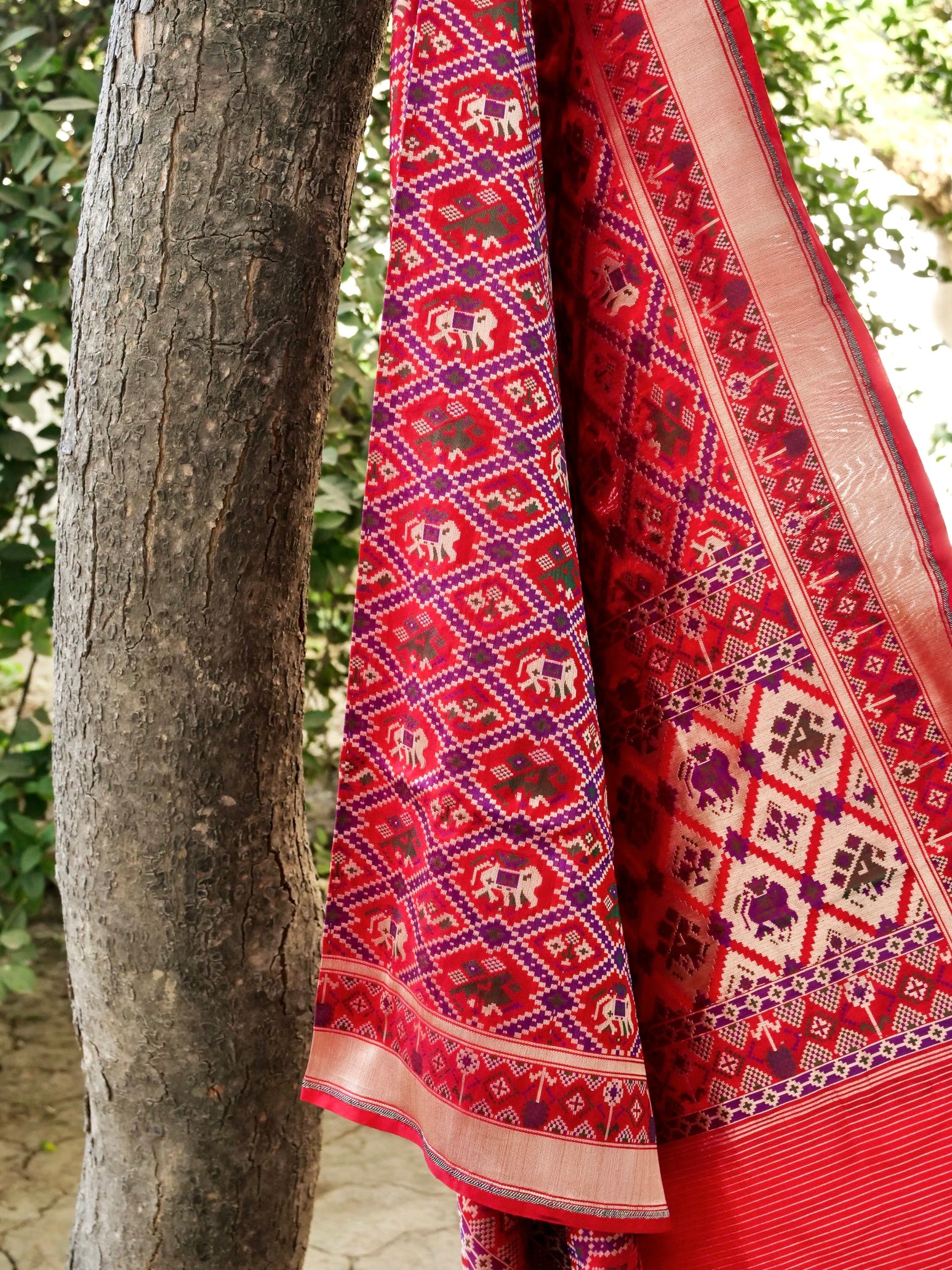Handloom Banarasi Katan Silk Patola Dupatta