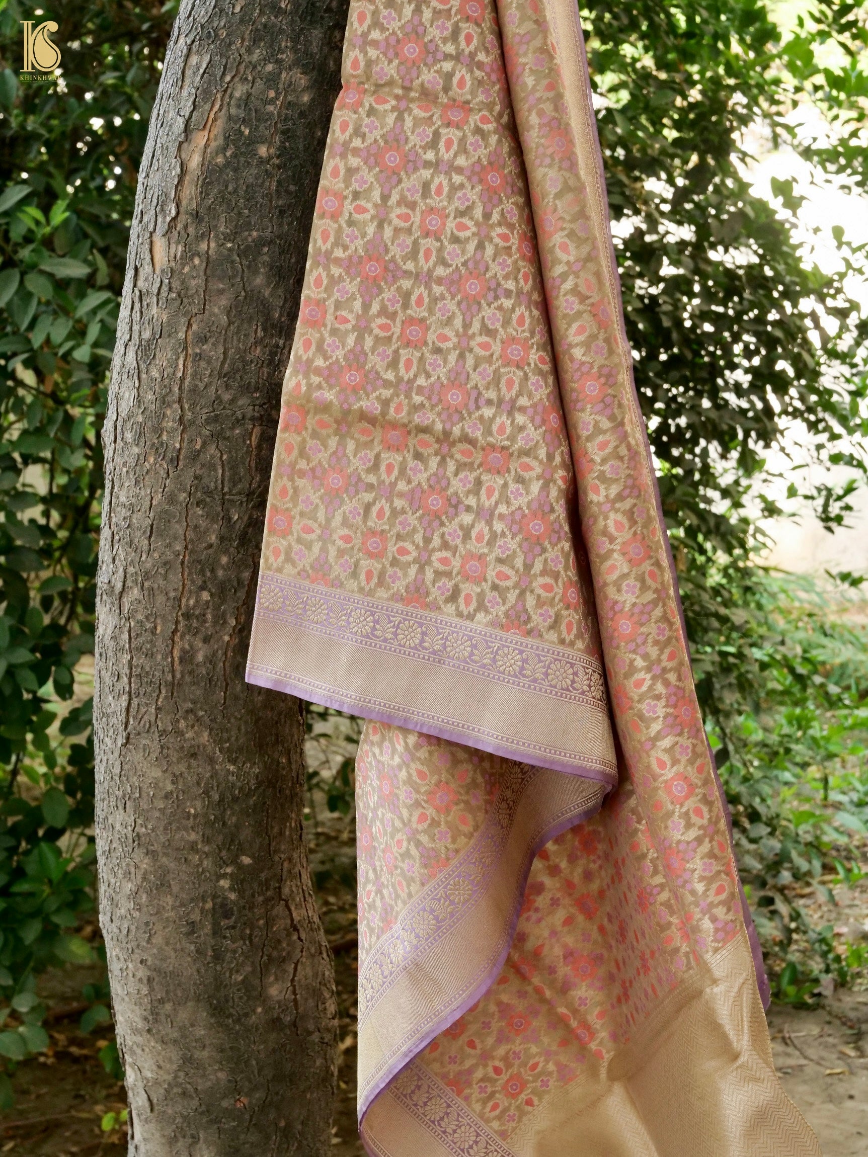 Handloom Kora Silk Banarasi Patola Dupatta