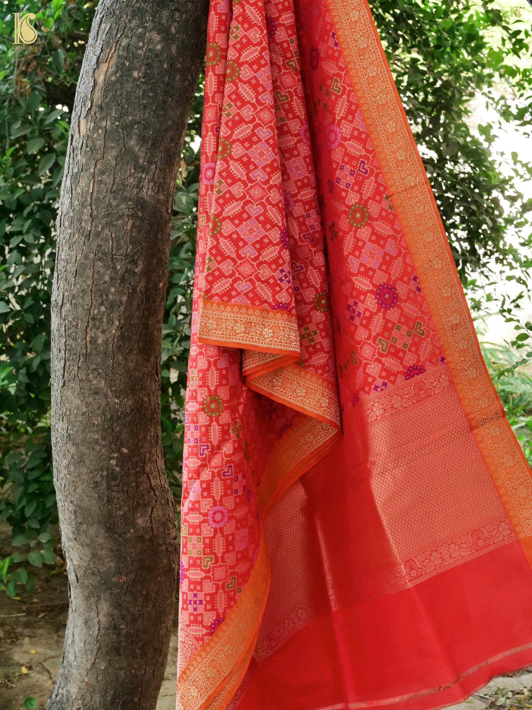 Handloom Banarasi Katan Silk Patola Dupatta