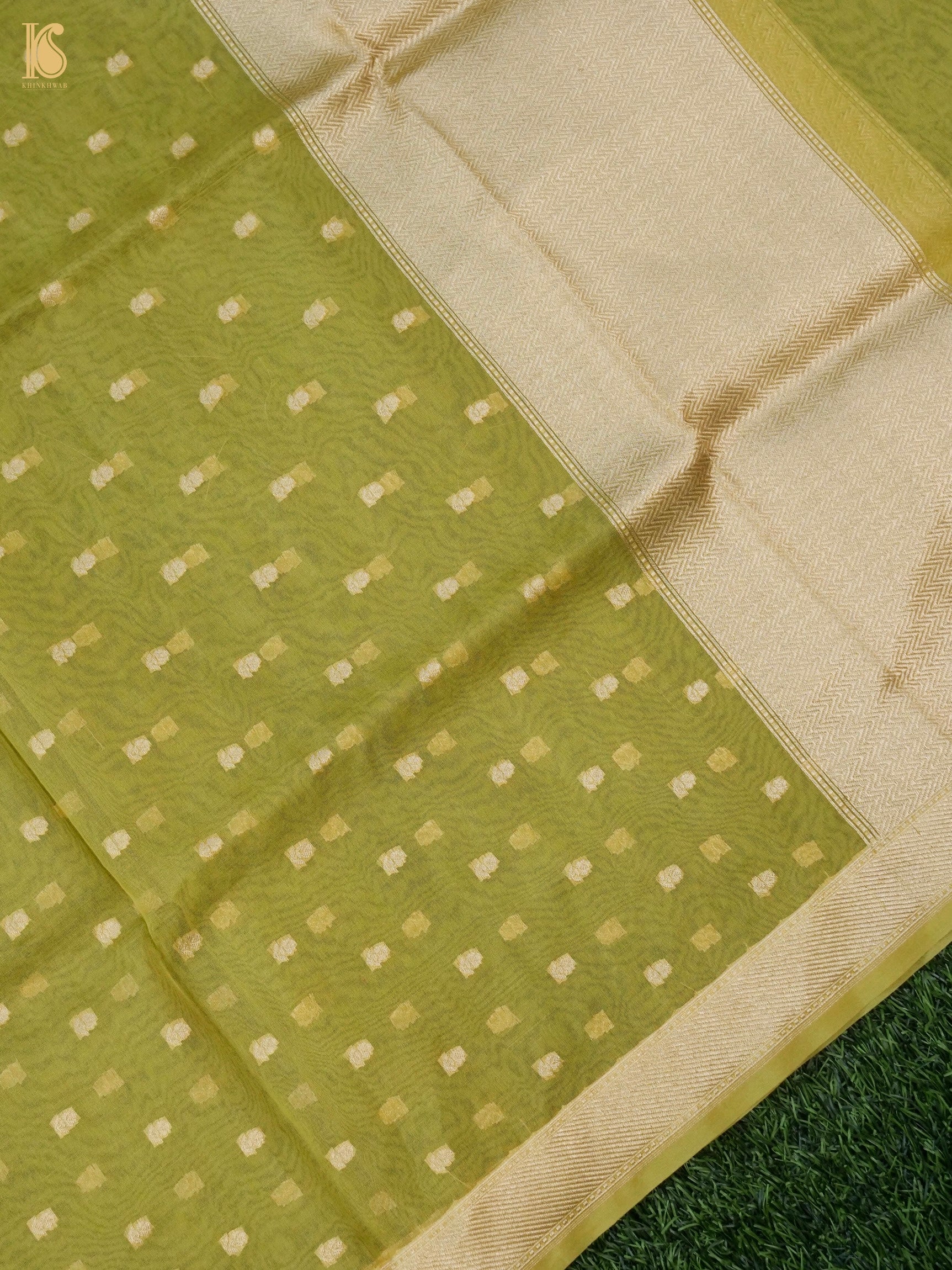 Handloom Kora Silk Banarasi Dupatta
