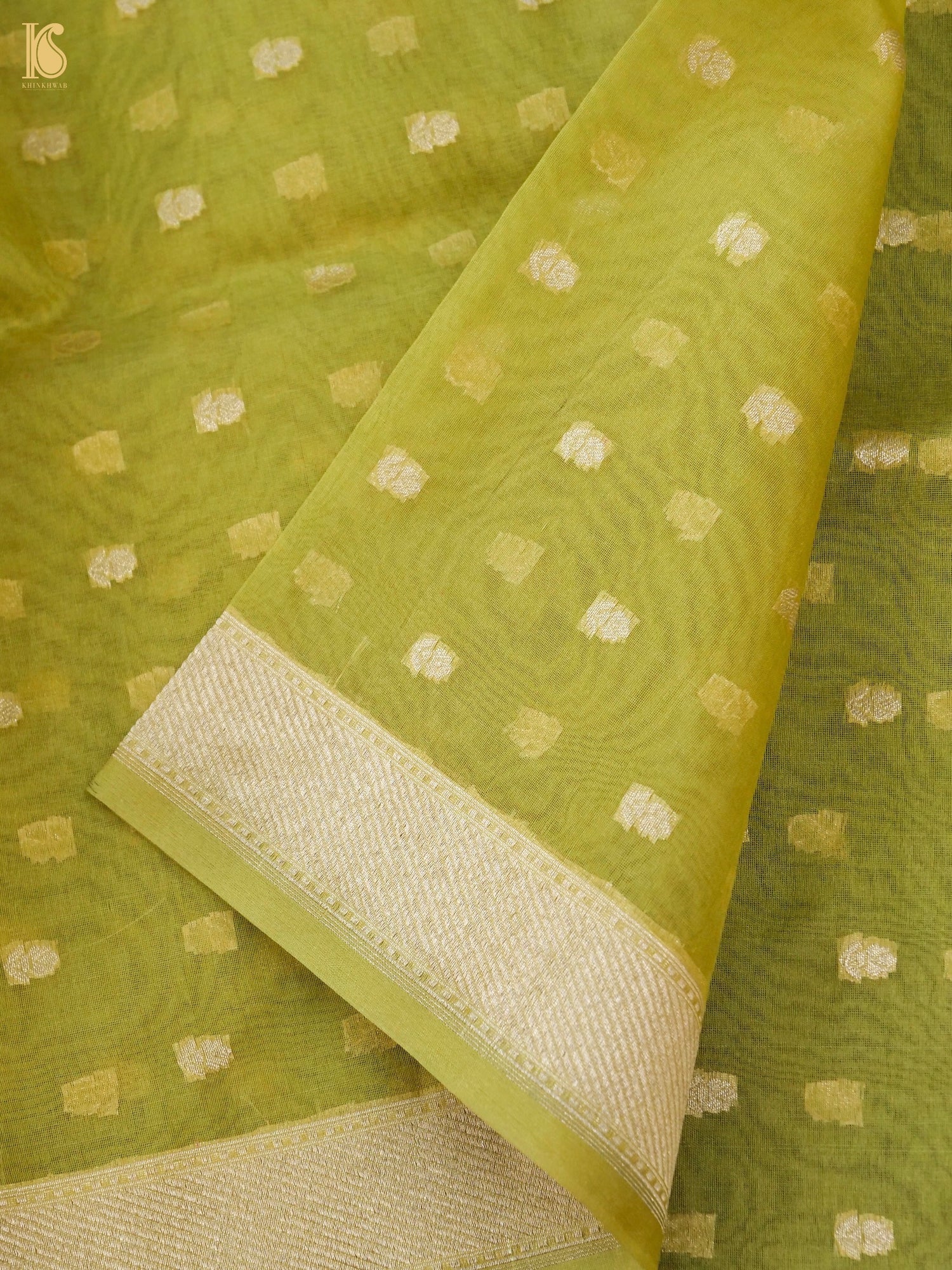 Handloom Kora Silk Banarasi Dupatta