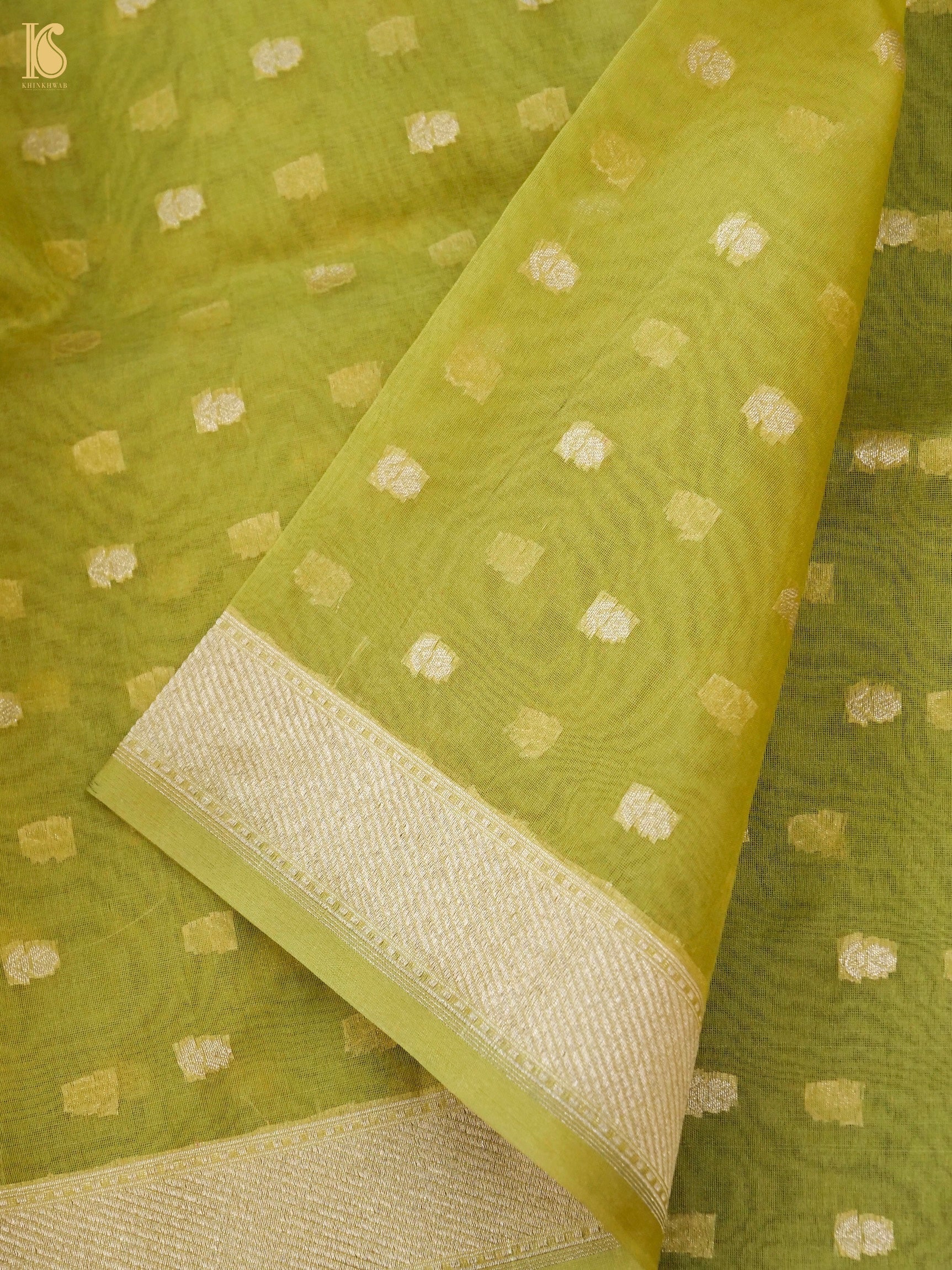 Handloom Kora Silk Banarasi Dupatta