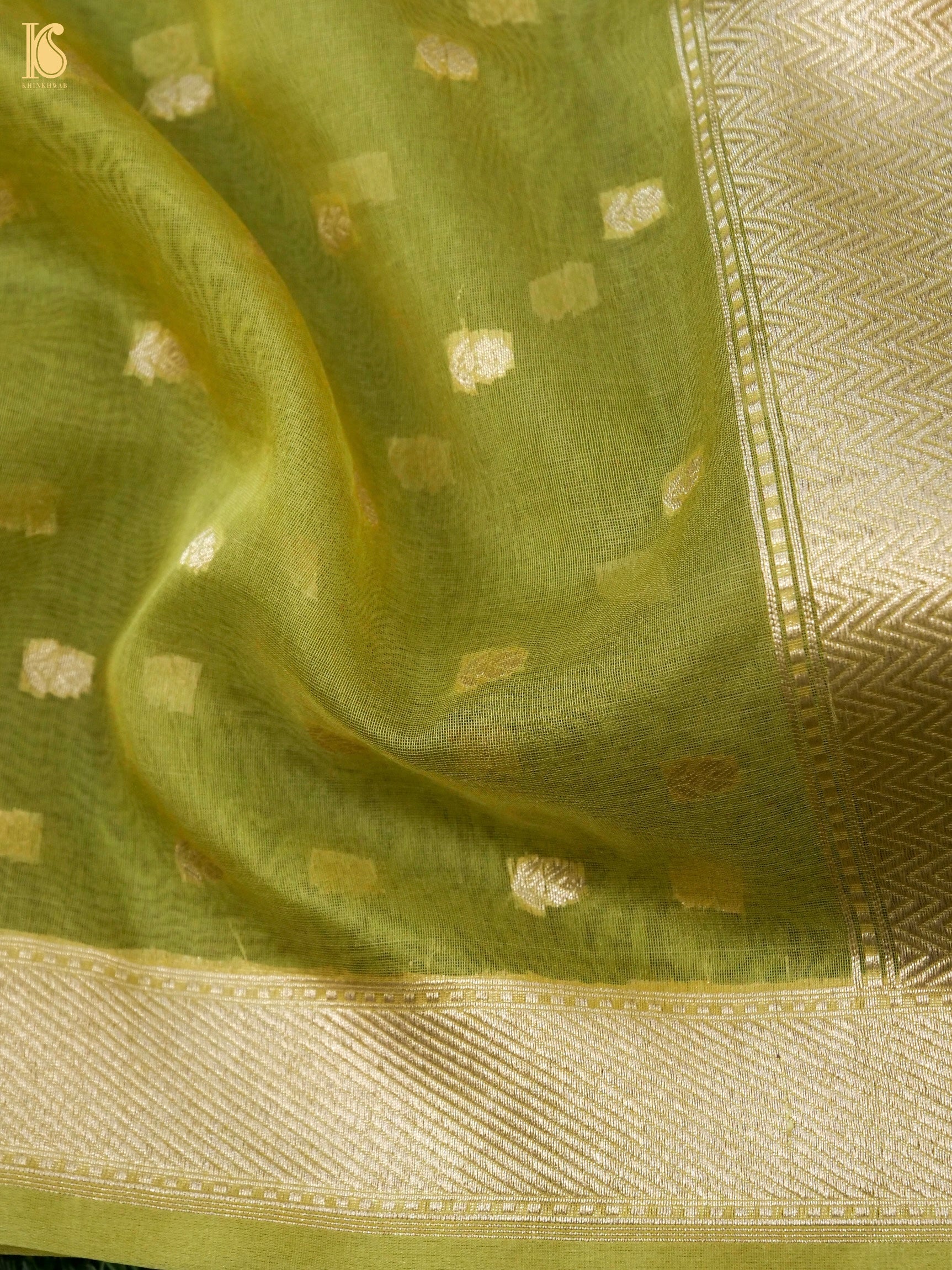 Handloom Kora Silk Banarasi Dupatta