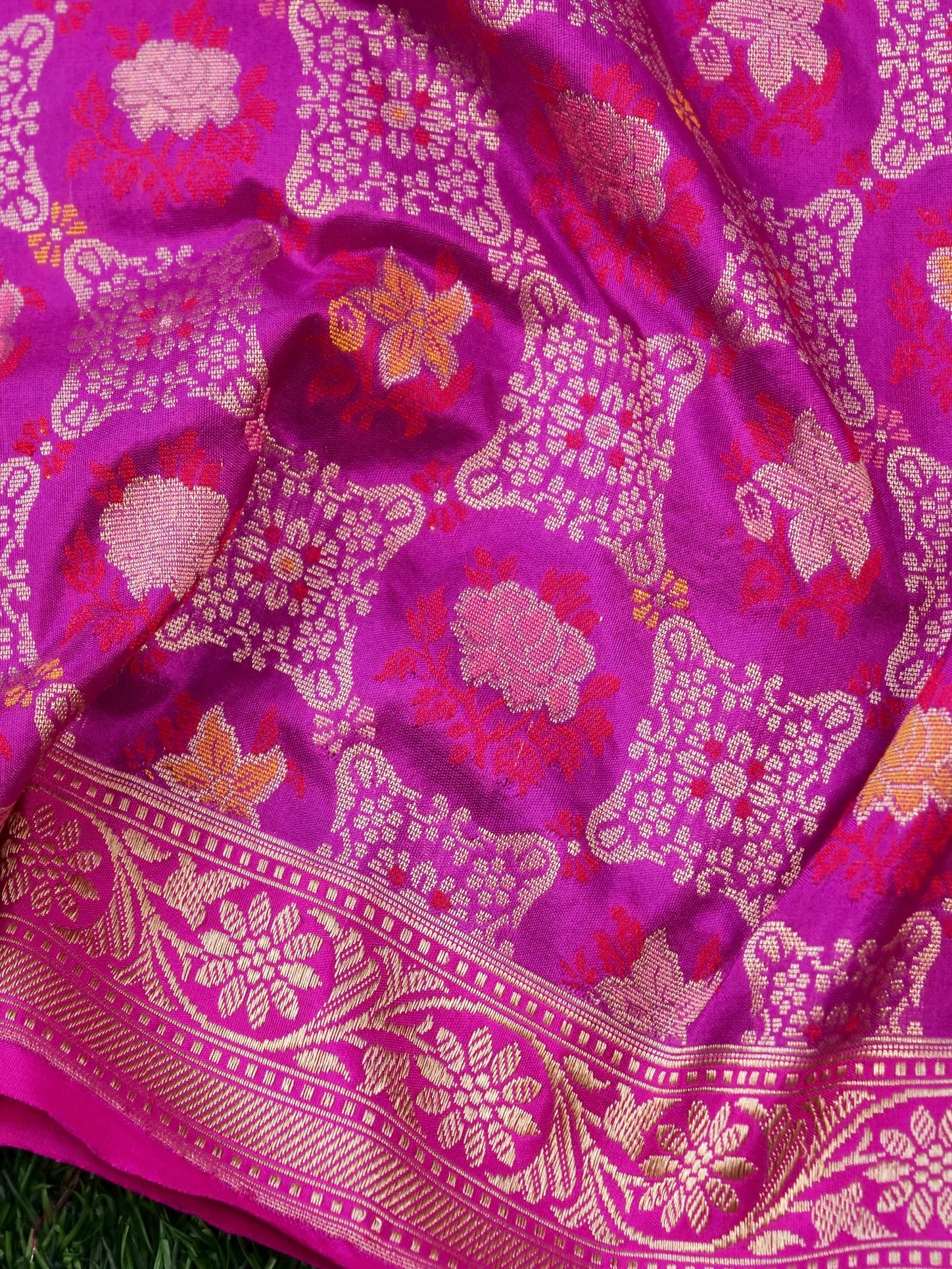 Handloom Banarasi Katan Silk Dupatta