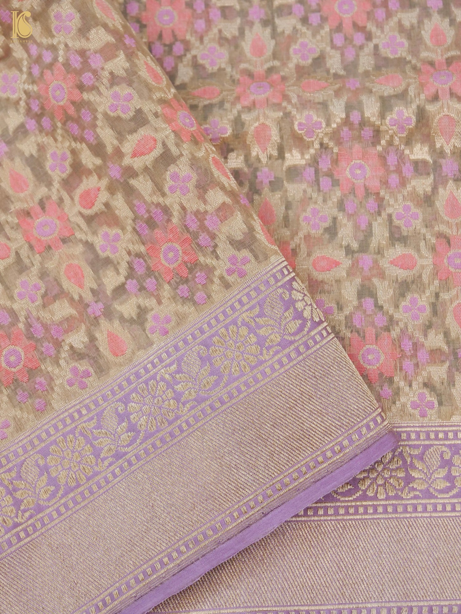 Handloom Kora Silk Banarasi Patola Dupatta
