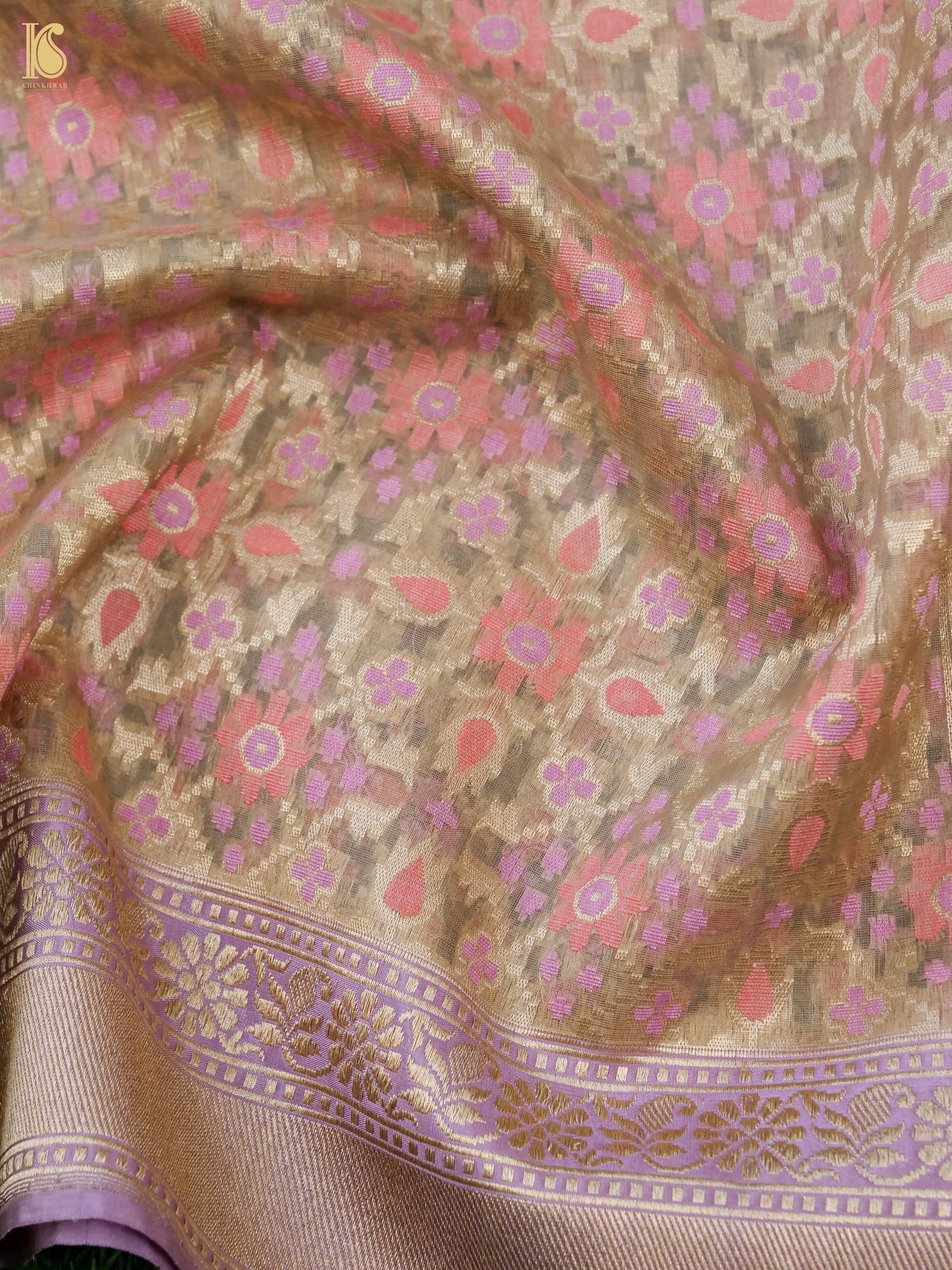 Handloom Kora Silk Banarasi Patola Dupatta
