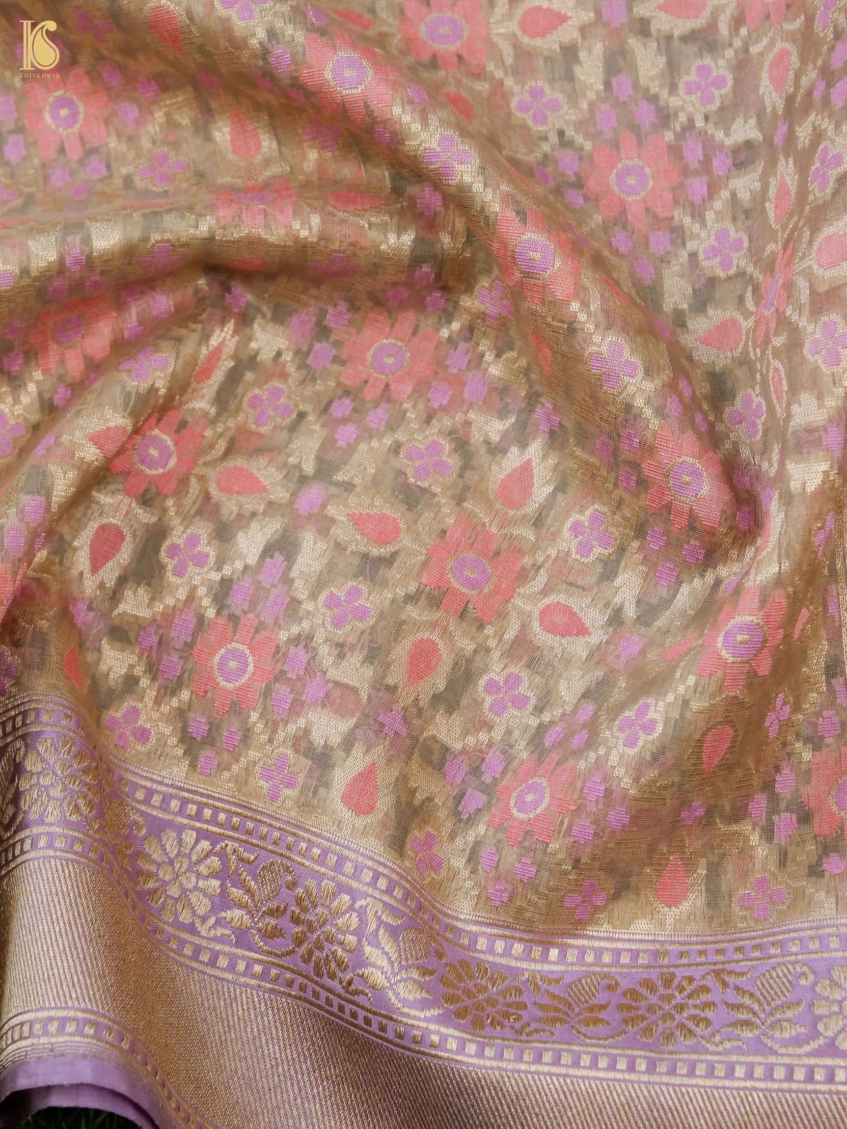 Handloom Kora Silk Banarasi Patola Dupatta