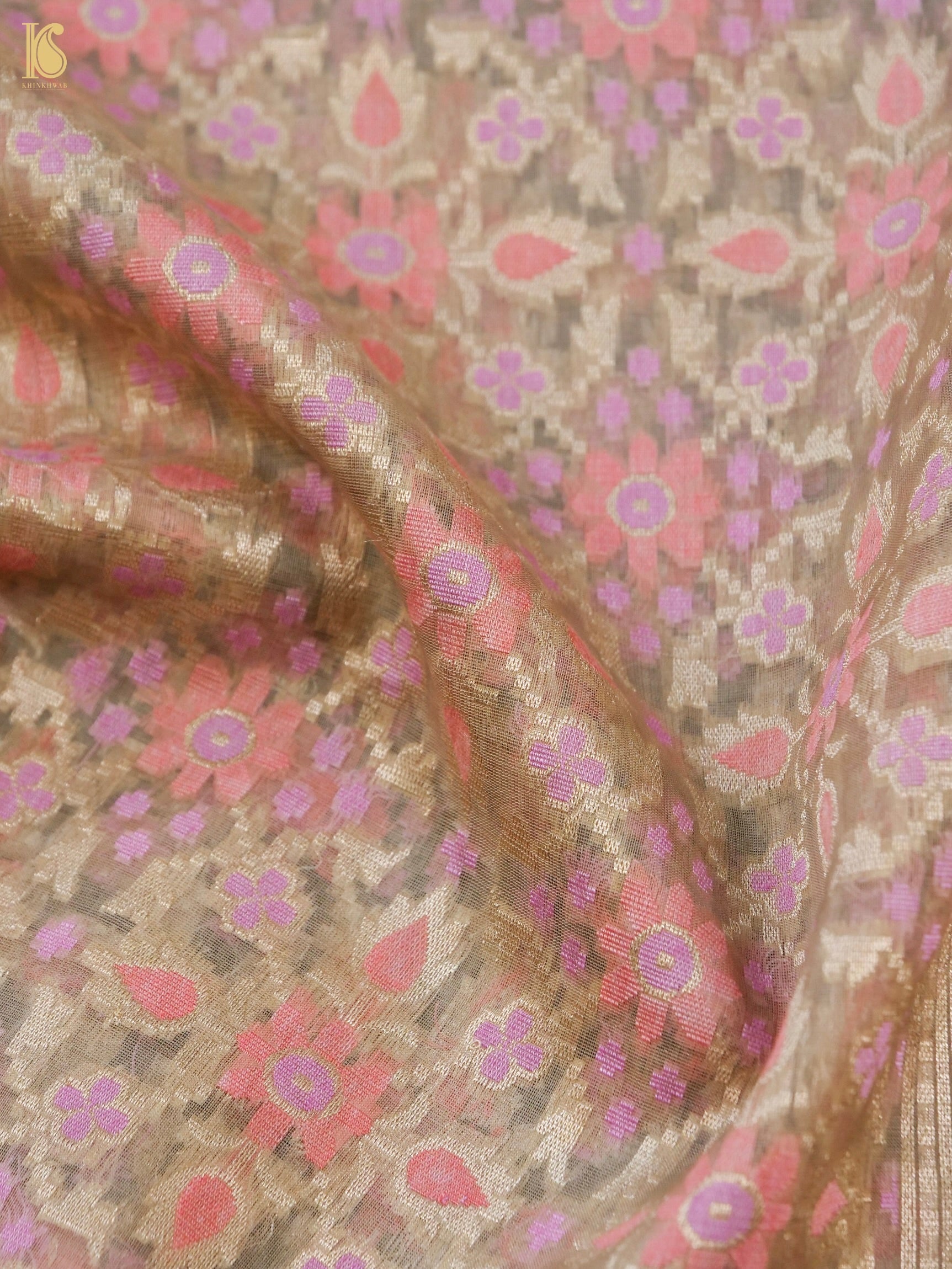 Handloom Kora Silk Banarasi Patola Dupatta