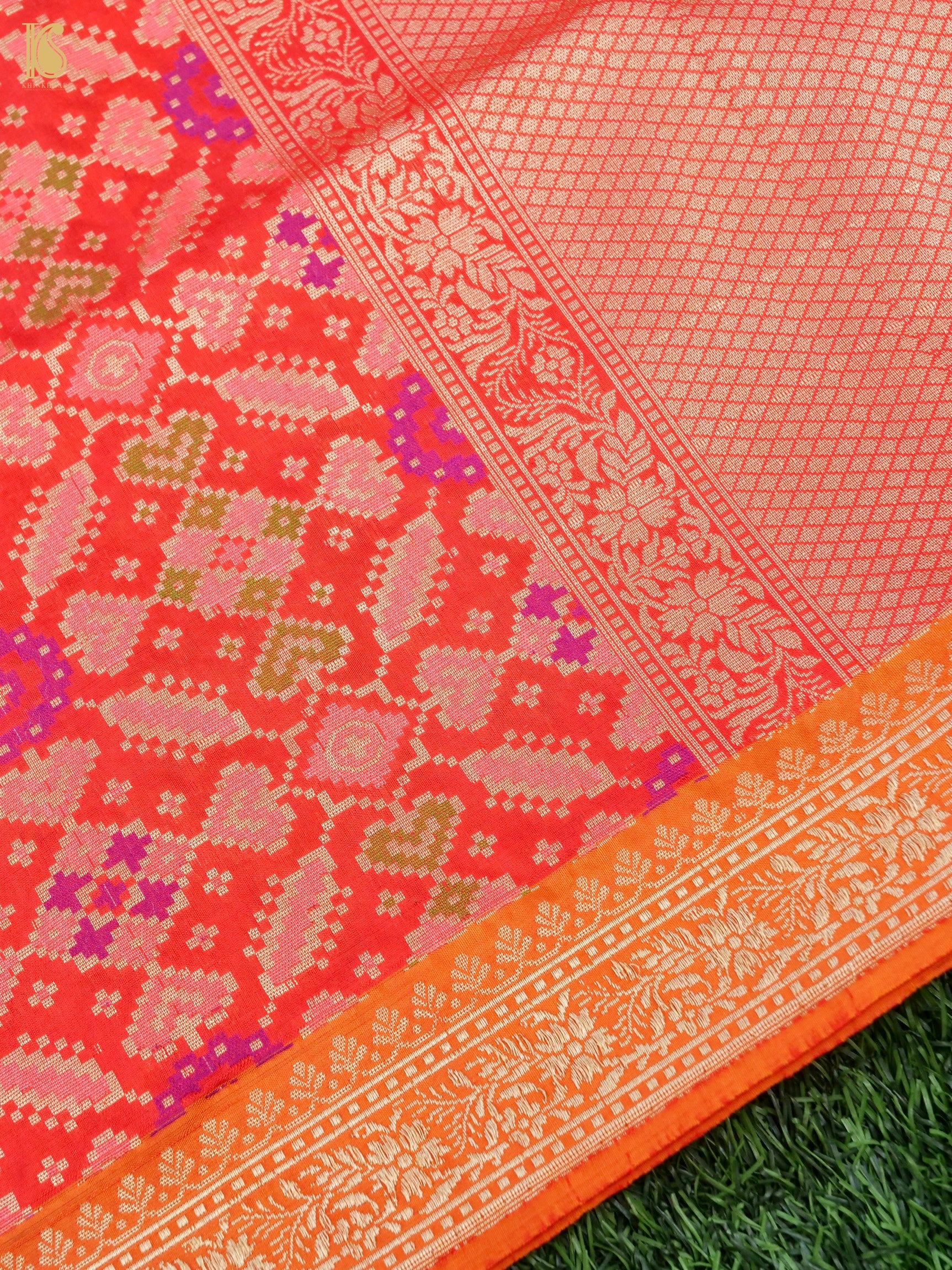 Handloom Banarasi Katan Silk Patola Dupatta