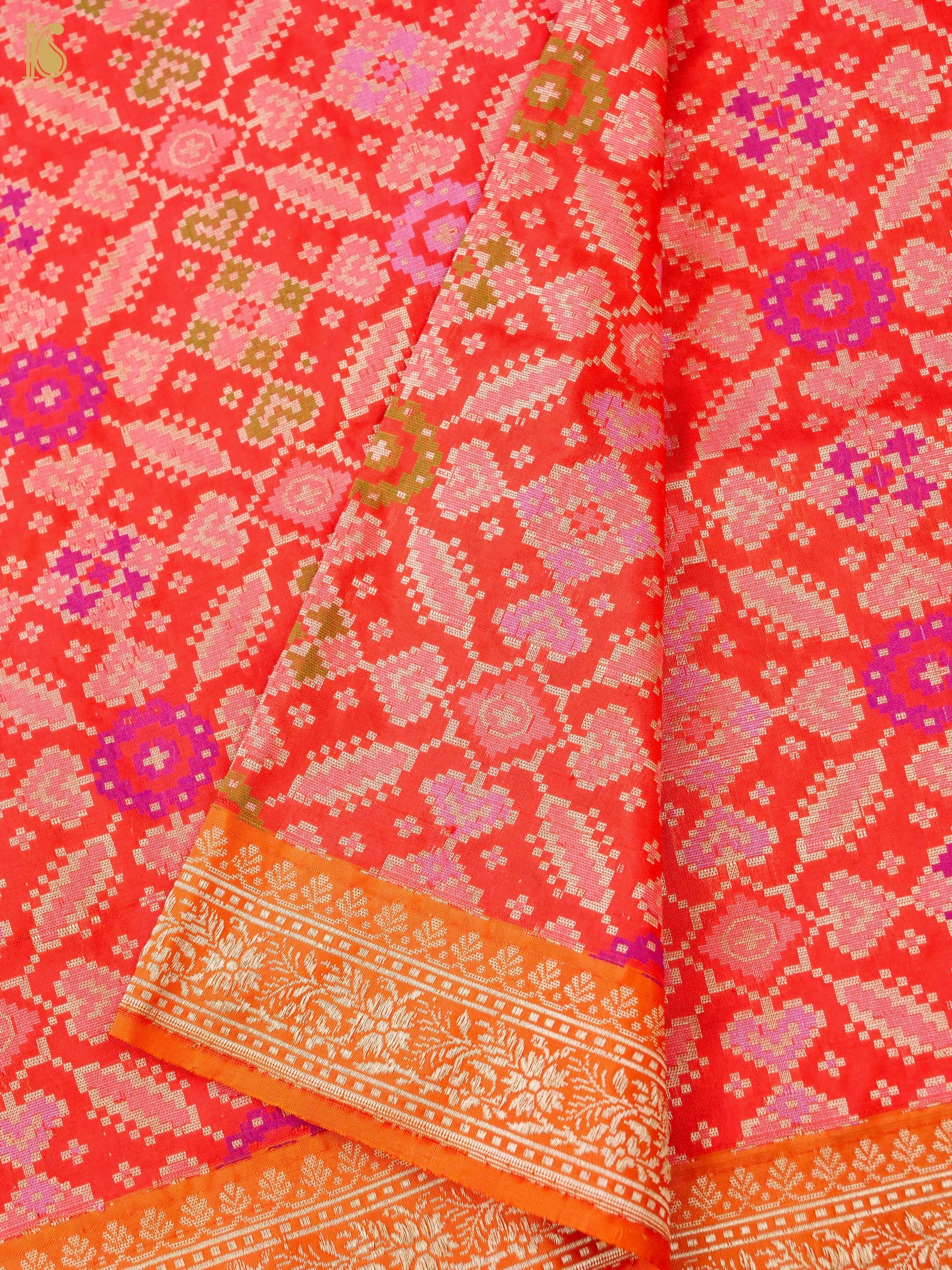 Handloom Banarasi Katan Silk Patola Dupatta