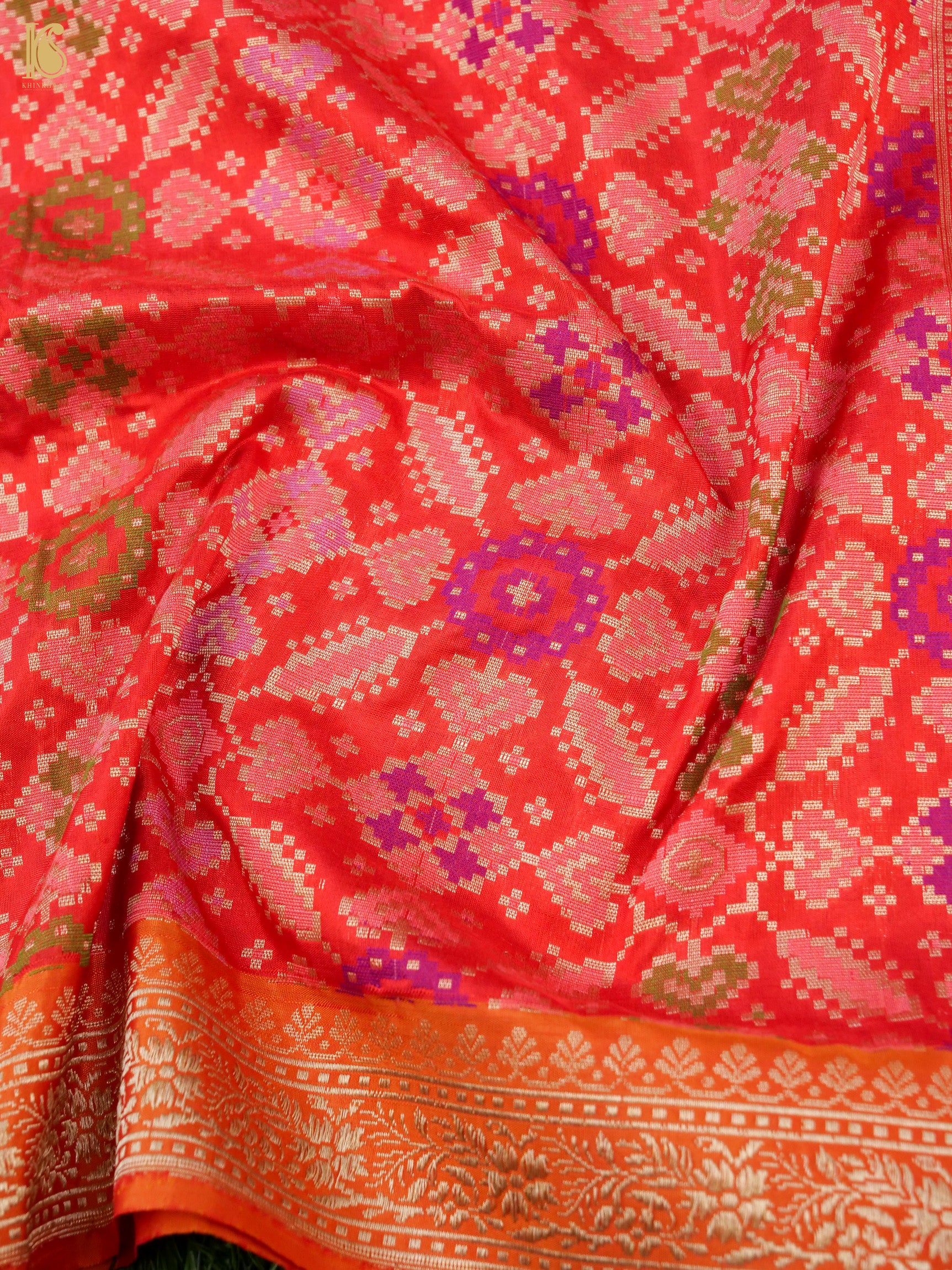 Handloom Banarasi Katan Silk Patola Dupatta
