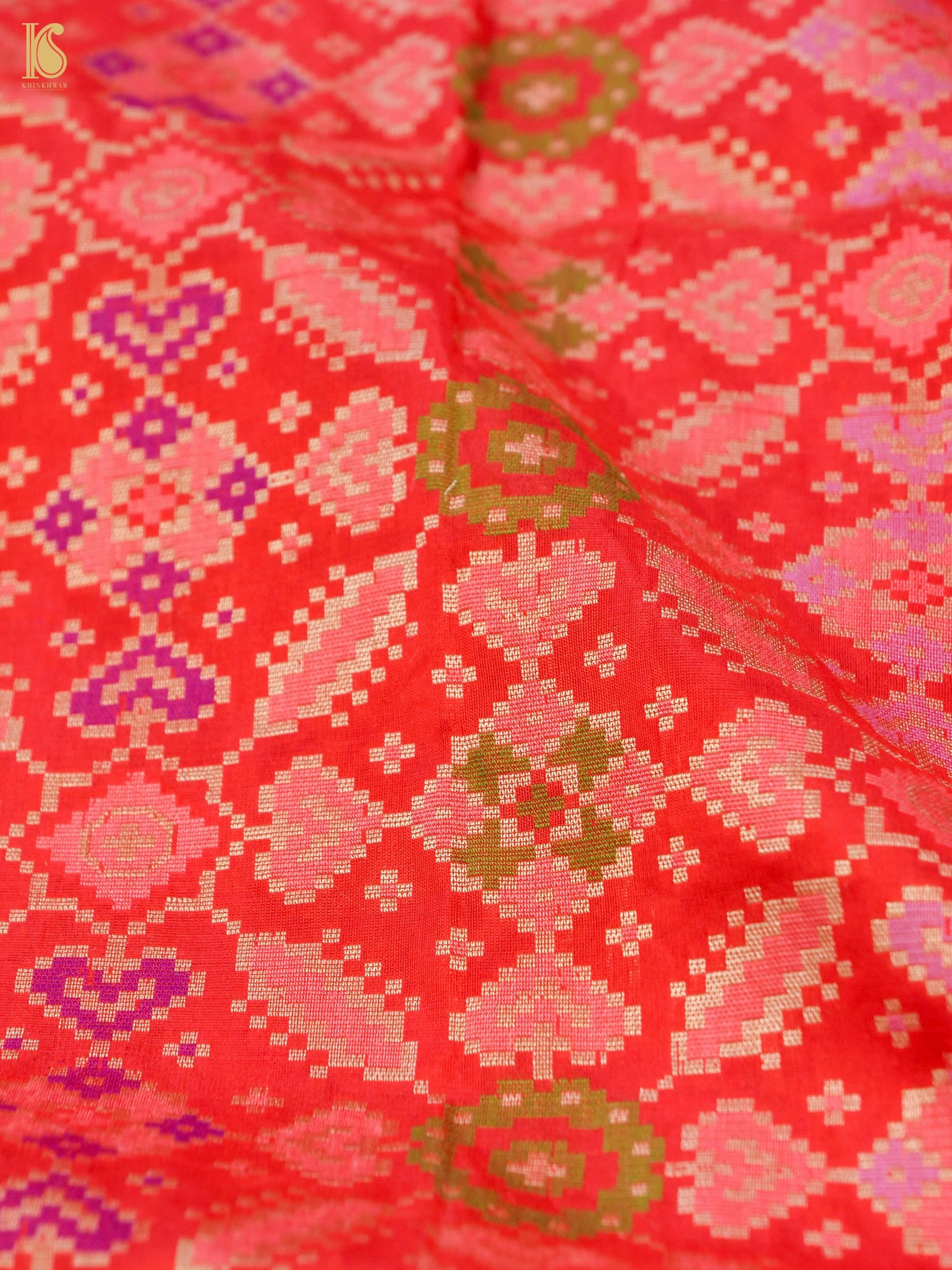 Handloom Banarasi Katan Silk Patola Dupatta