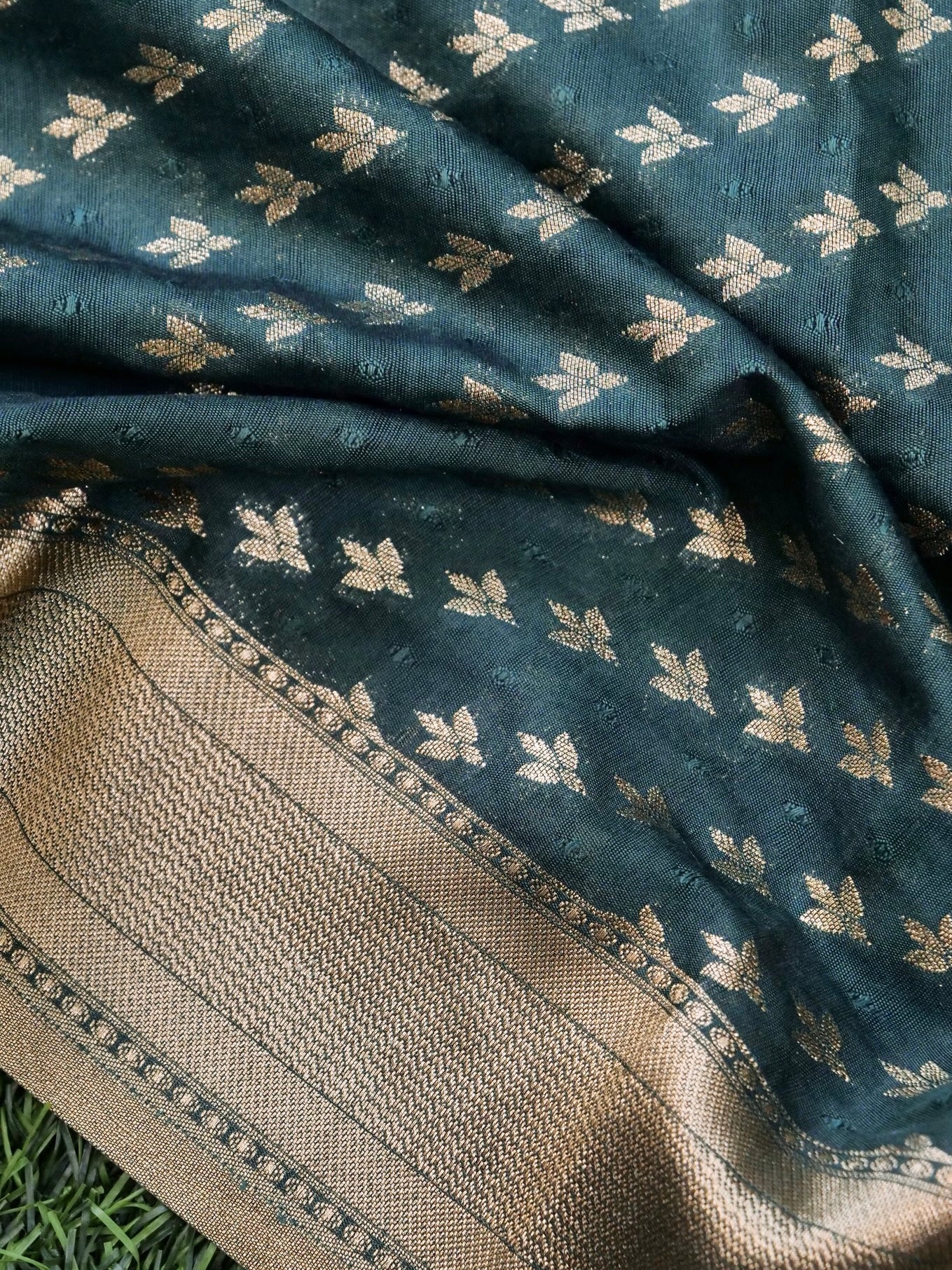 Cotton Silk Meenakari Banarasi Suit Set