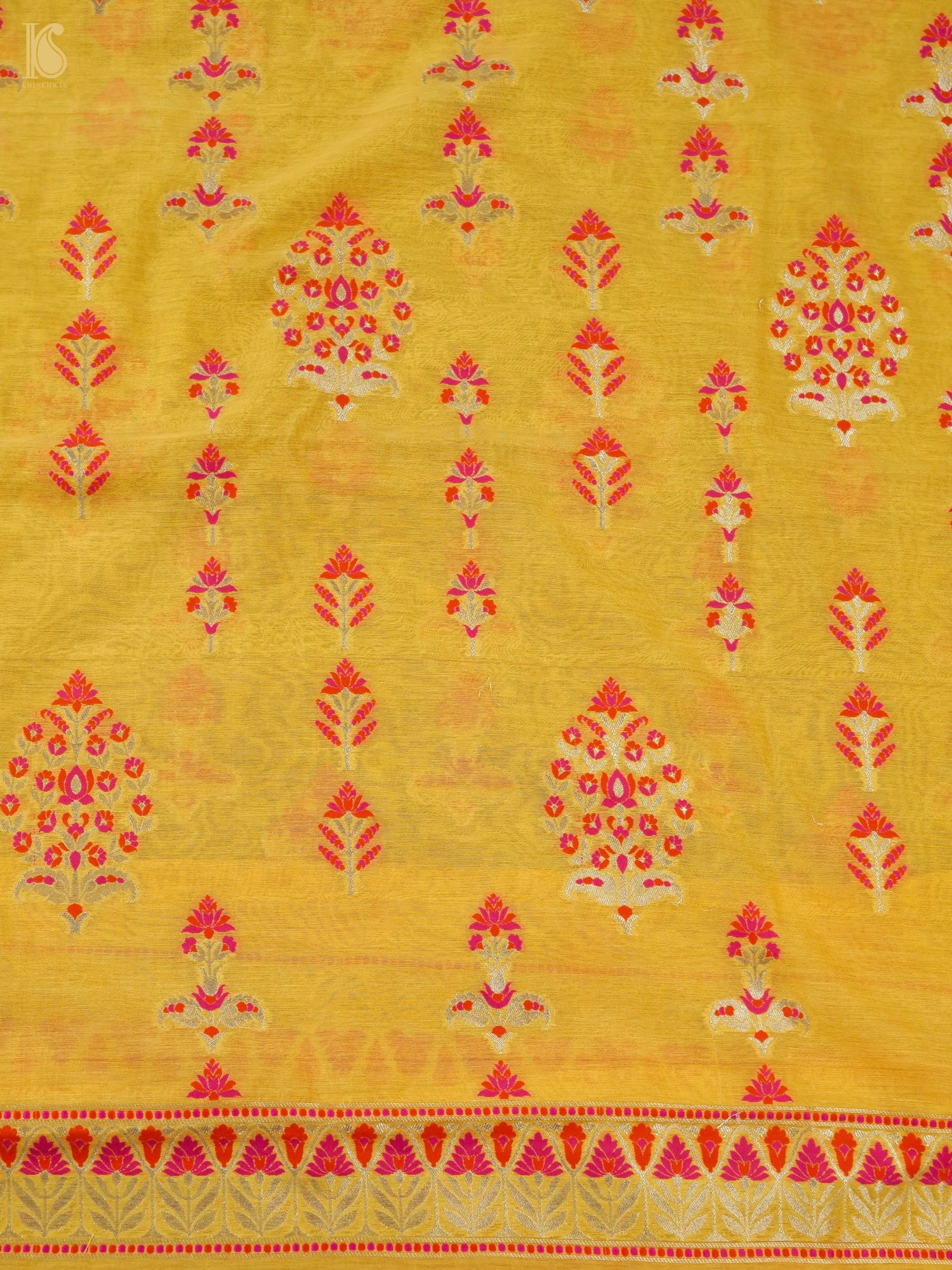 Cotton Silk Meenakari Banarasi Suit Set