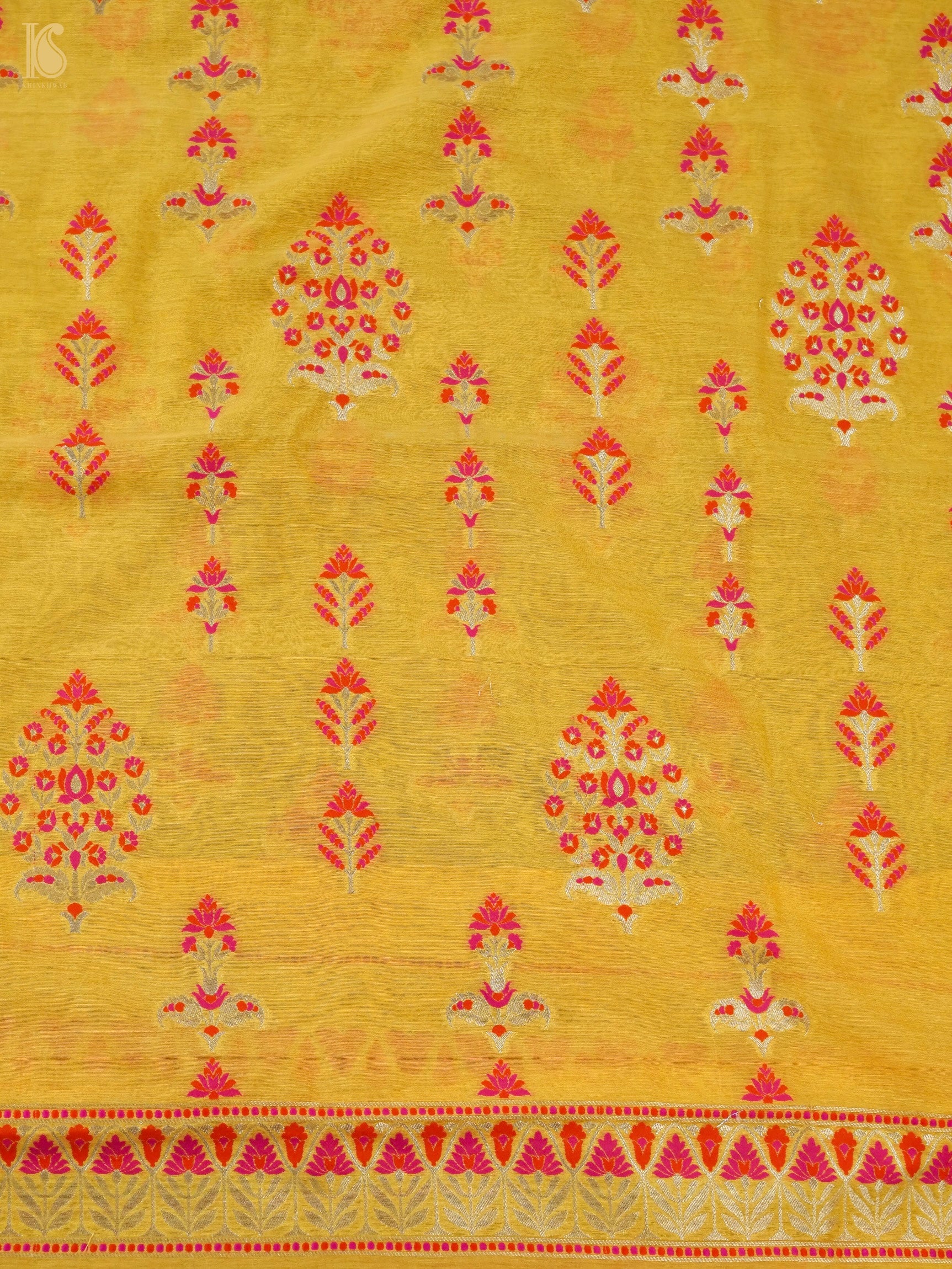 Cotton Silk Meenakari Banarasi Suit Set