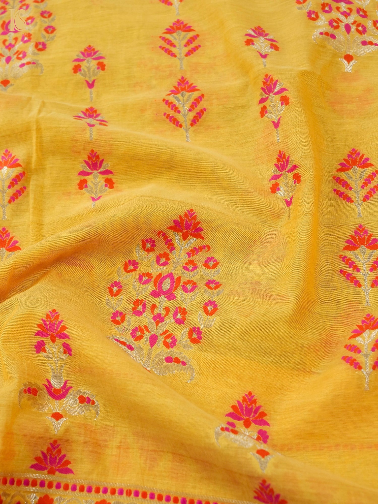 Cotton Silk Meenakari Banarasi Suit Set
