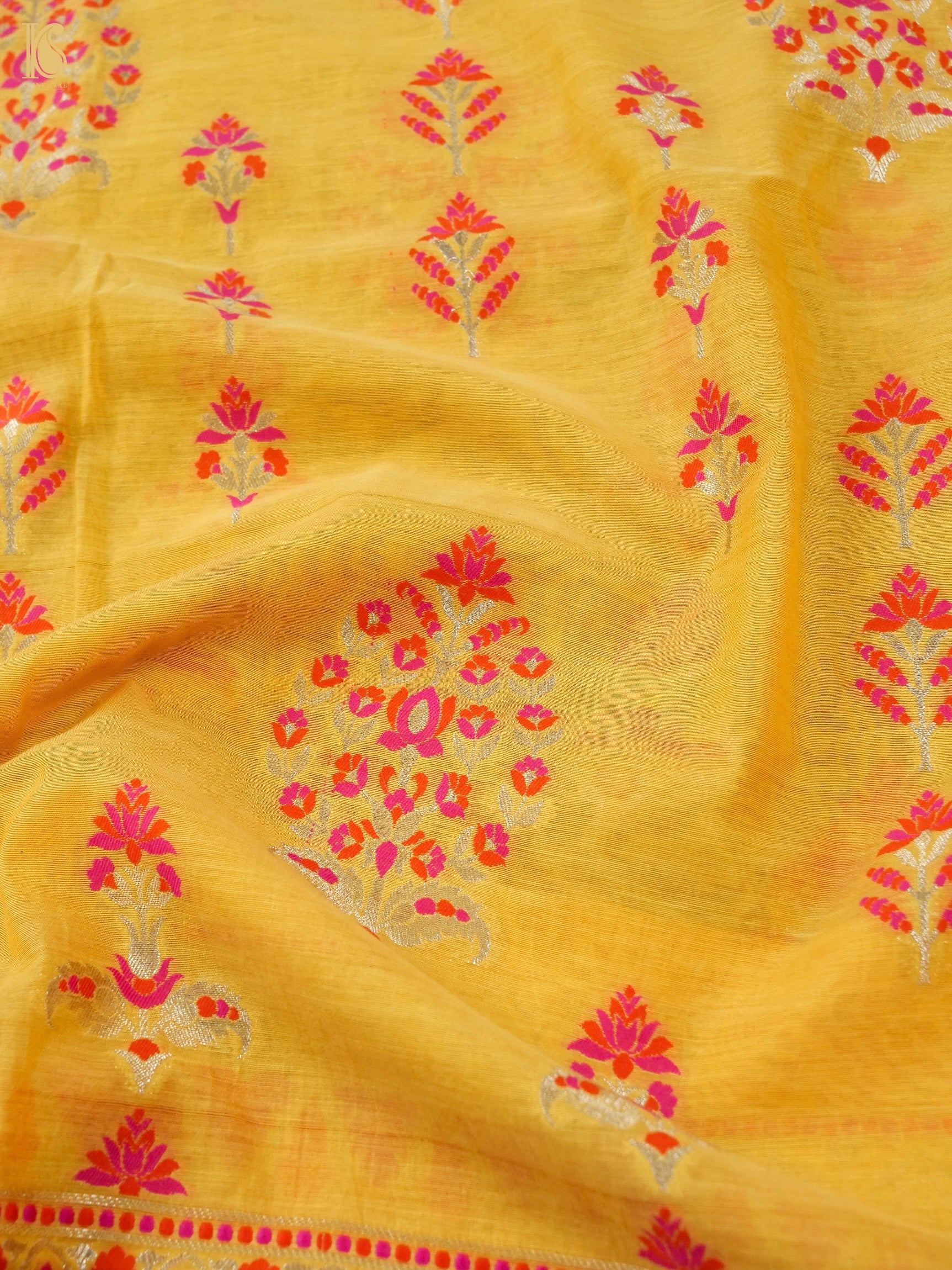 Cotton Silk Meenakari Banarasi Suit Set