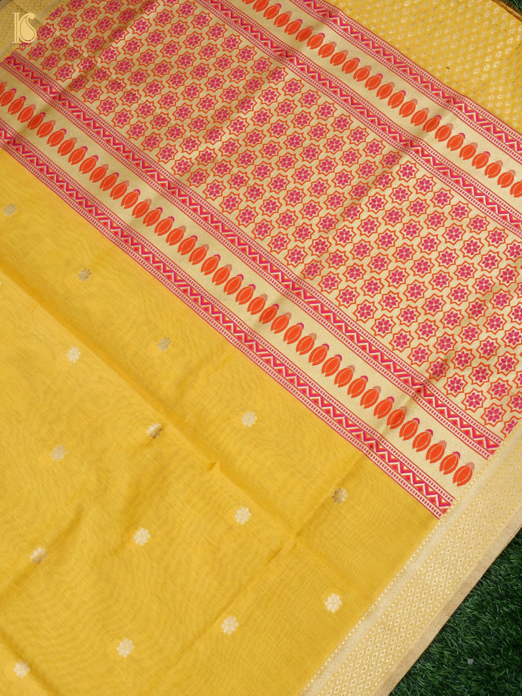 Cotton Silk Meenakari Banarasi Suit Set