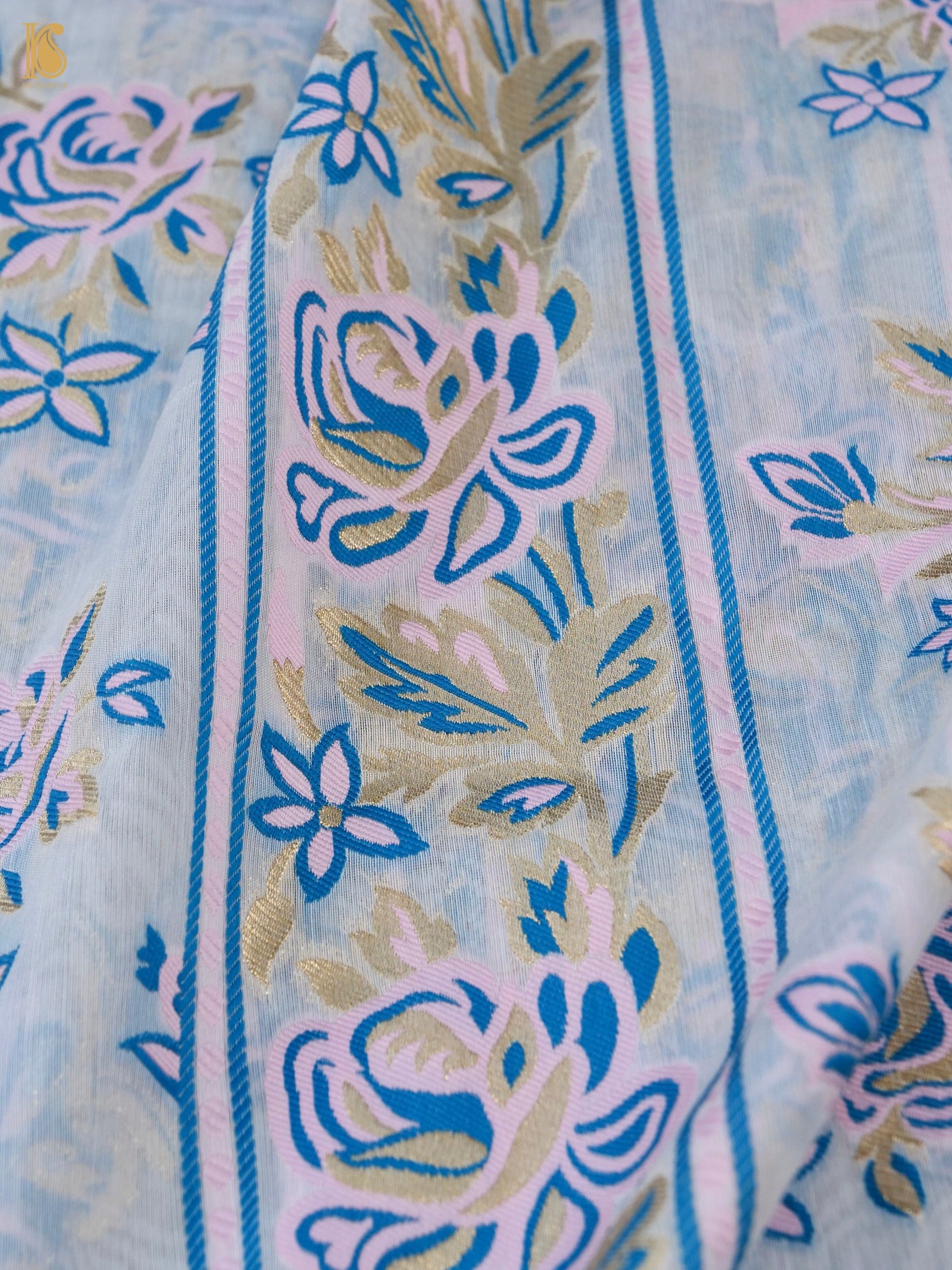 Cotton Silk Meenakari Banarasi Suit Set