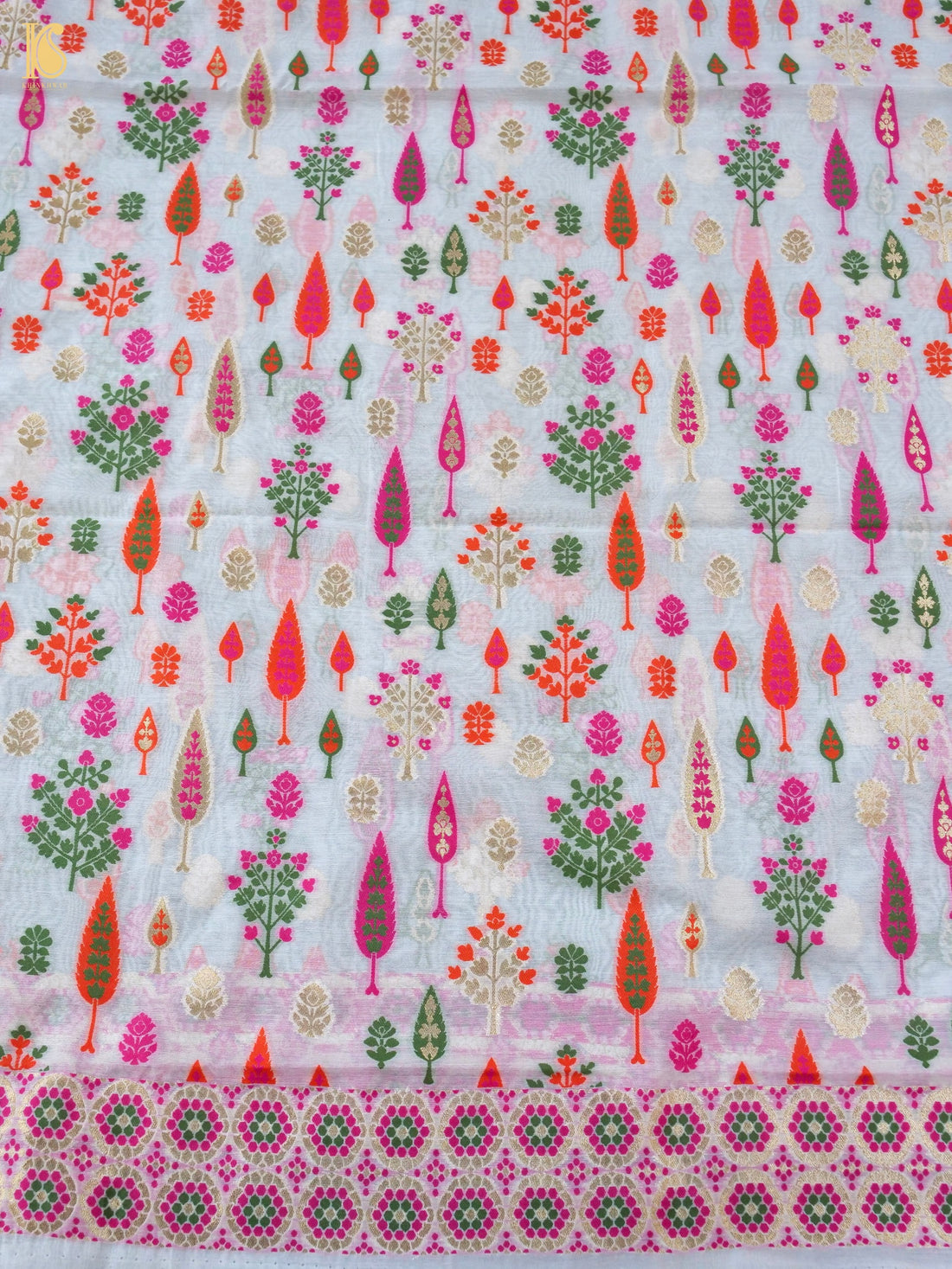 Cotton Silk Meenakari Banarasi Suit Set