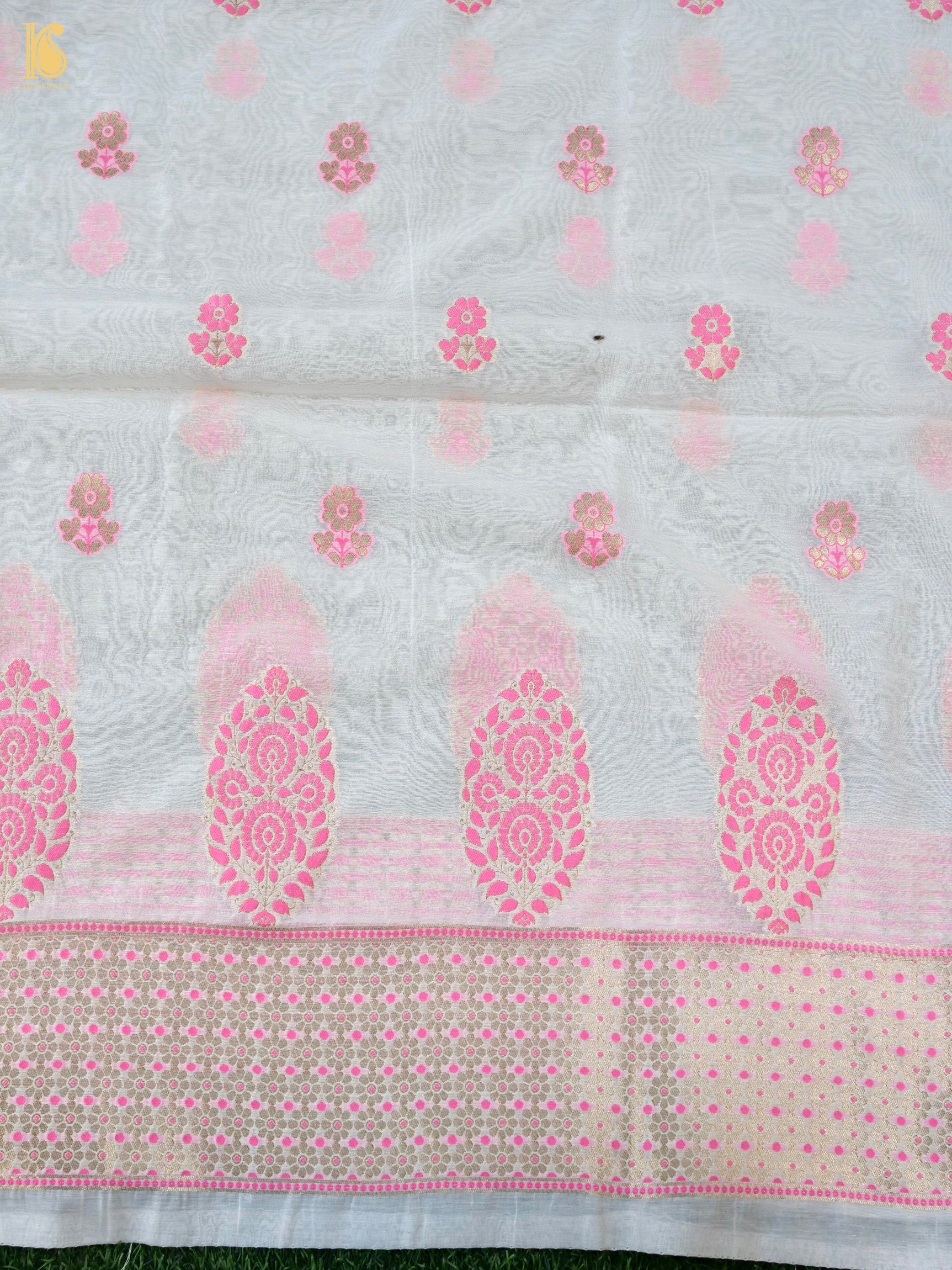 Cotton Silk Meenakari Banarasi Suit Set