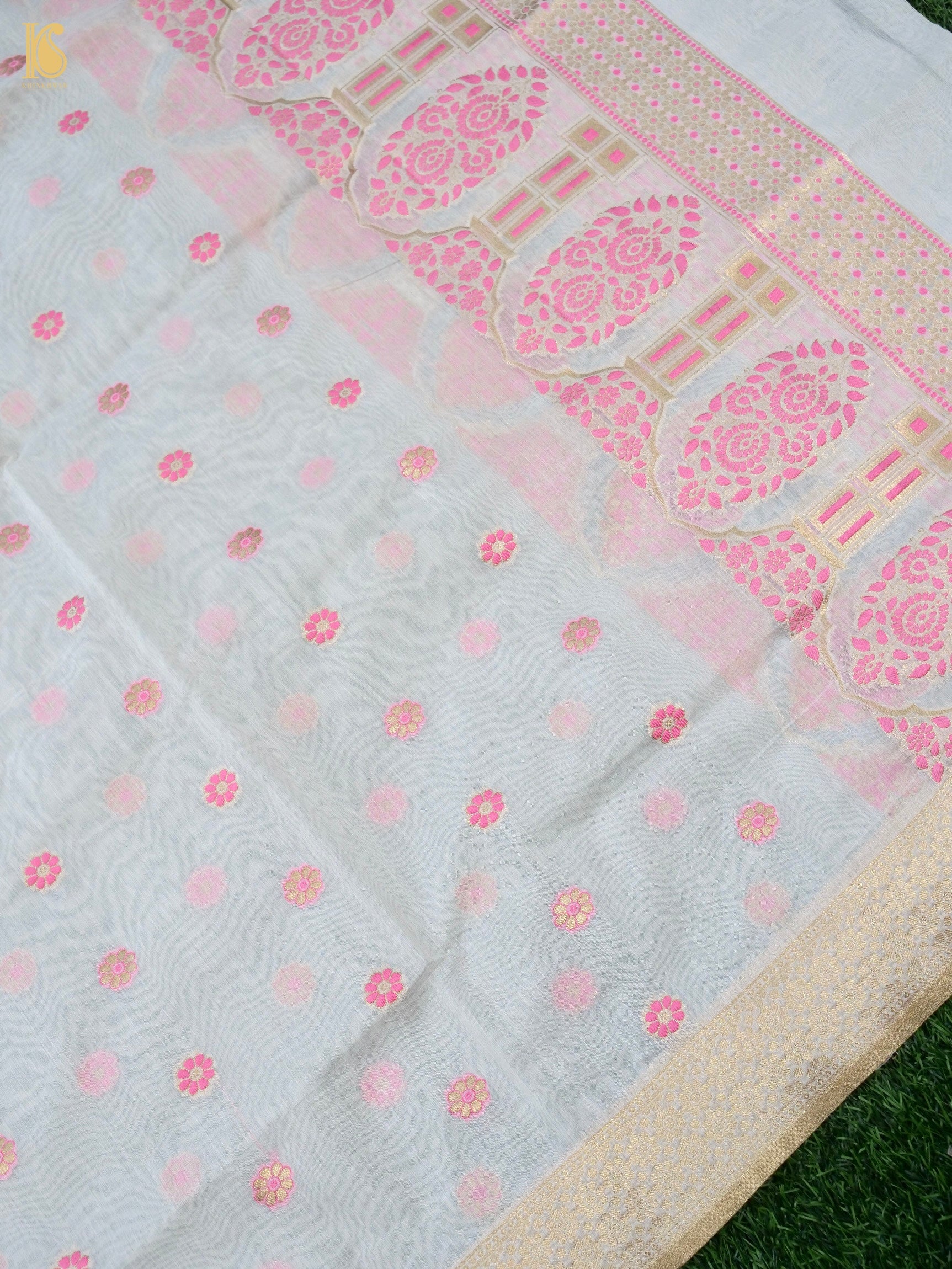 Cotton Silk Meenakari Banarasi Suit Set