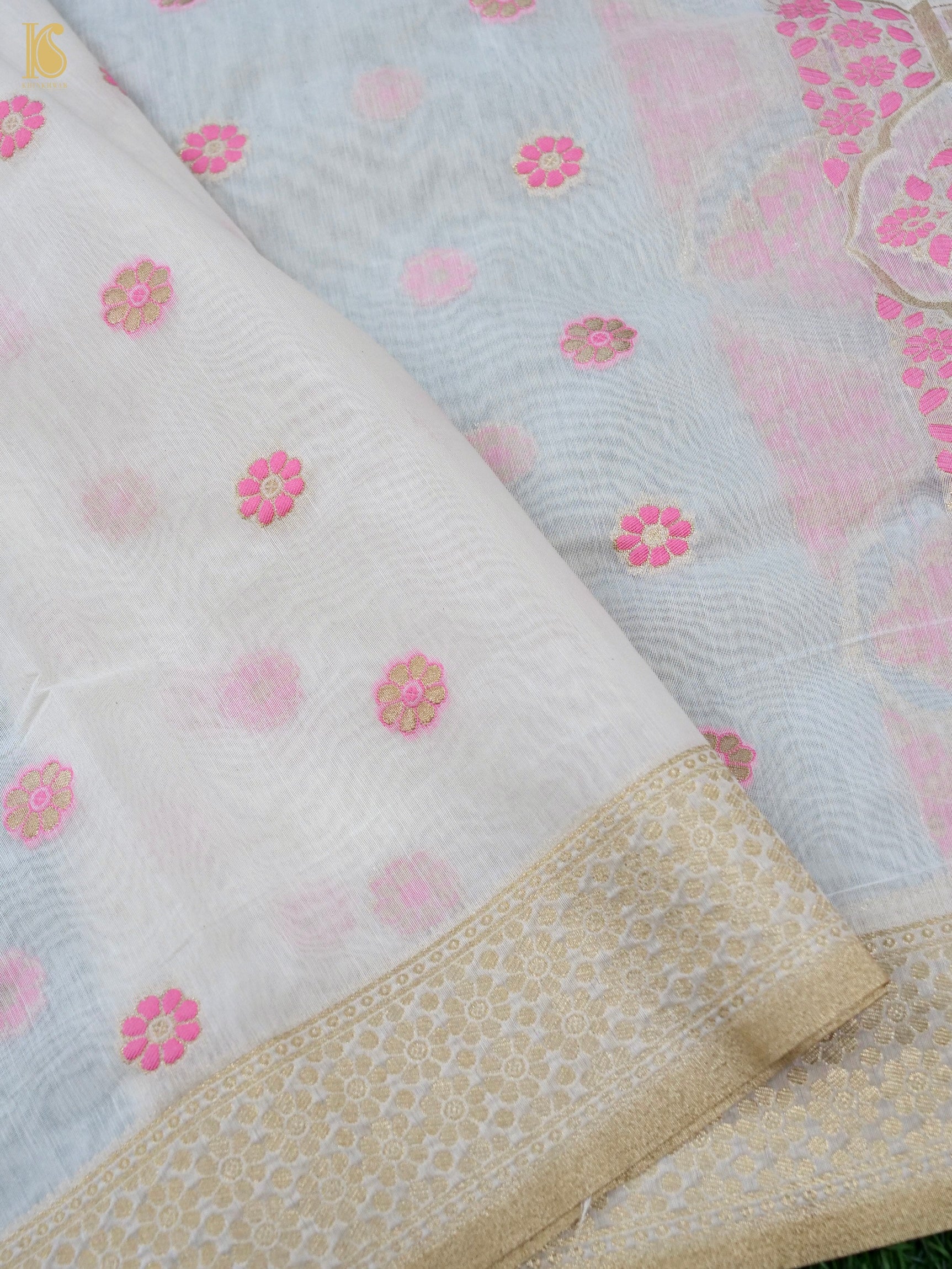 Cotton Silk Meenakari Banarasi Suit Set