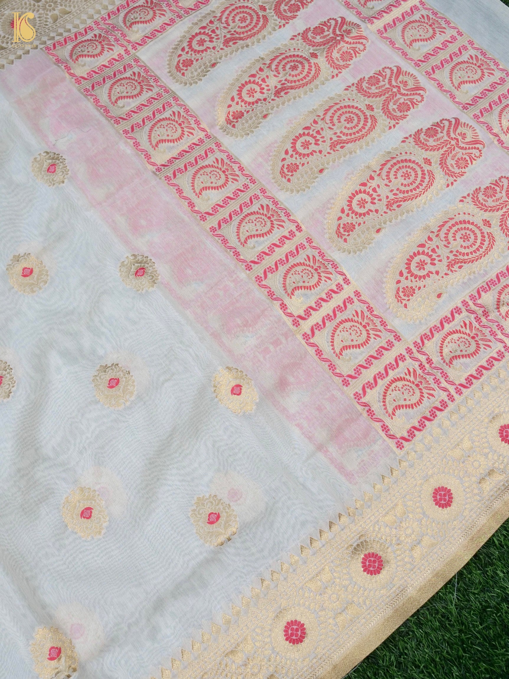Cotton Silk Meenakari Banarasi Suit Set