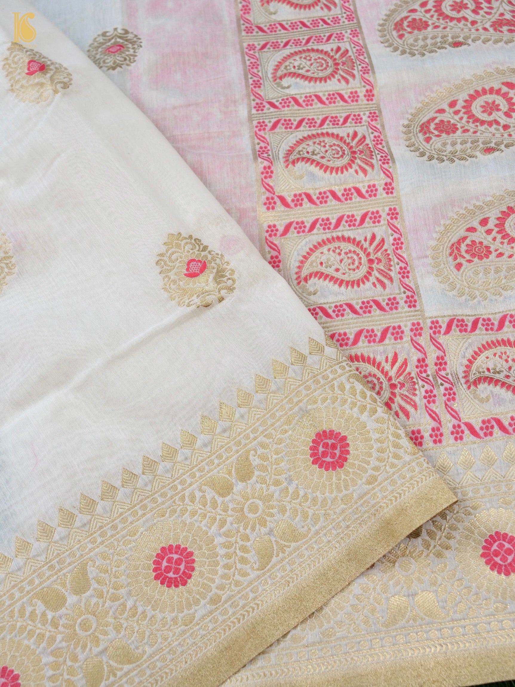 Cotton Silk Meenakari Banarasi Suit Set