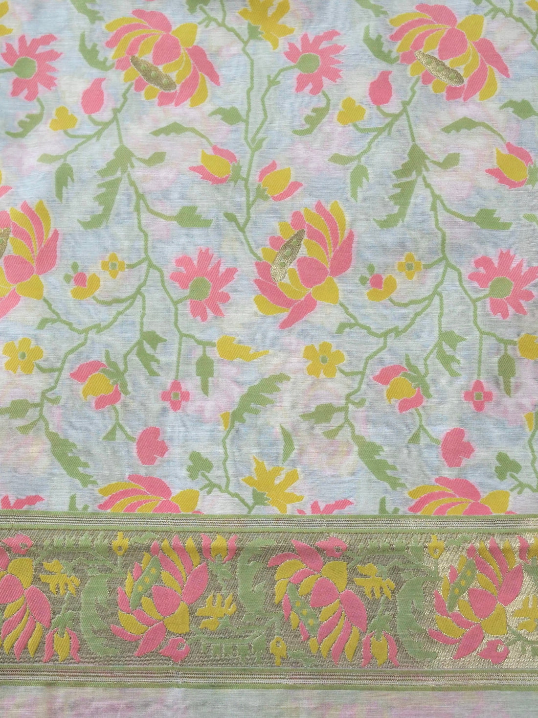 Cotton Silk Meenakari Banarasi Suit Set