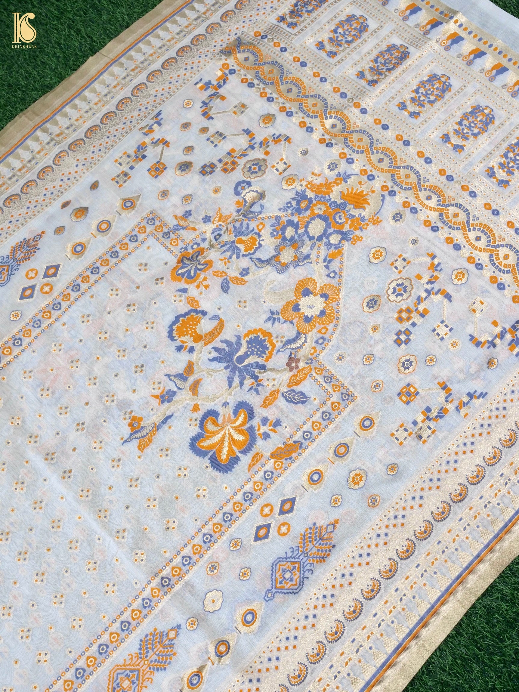 Cotton Silk Meenakari Banarasi Suit Set