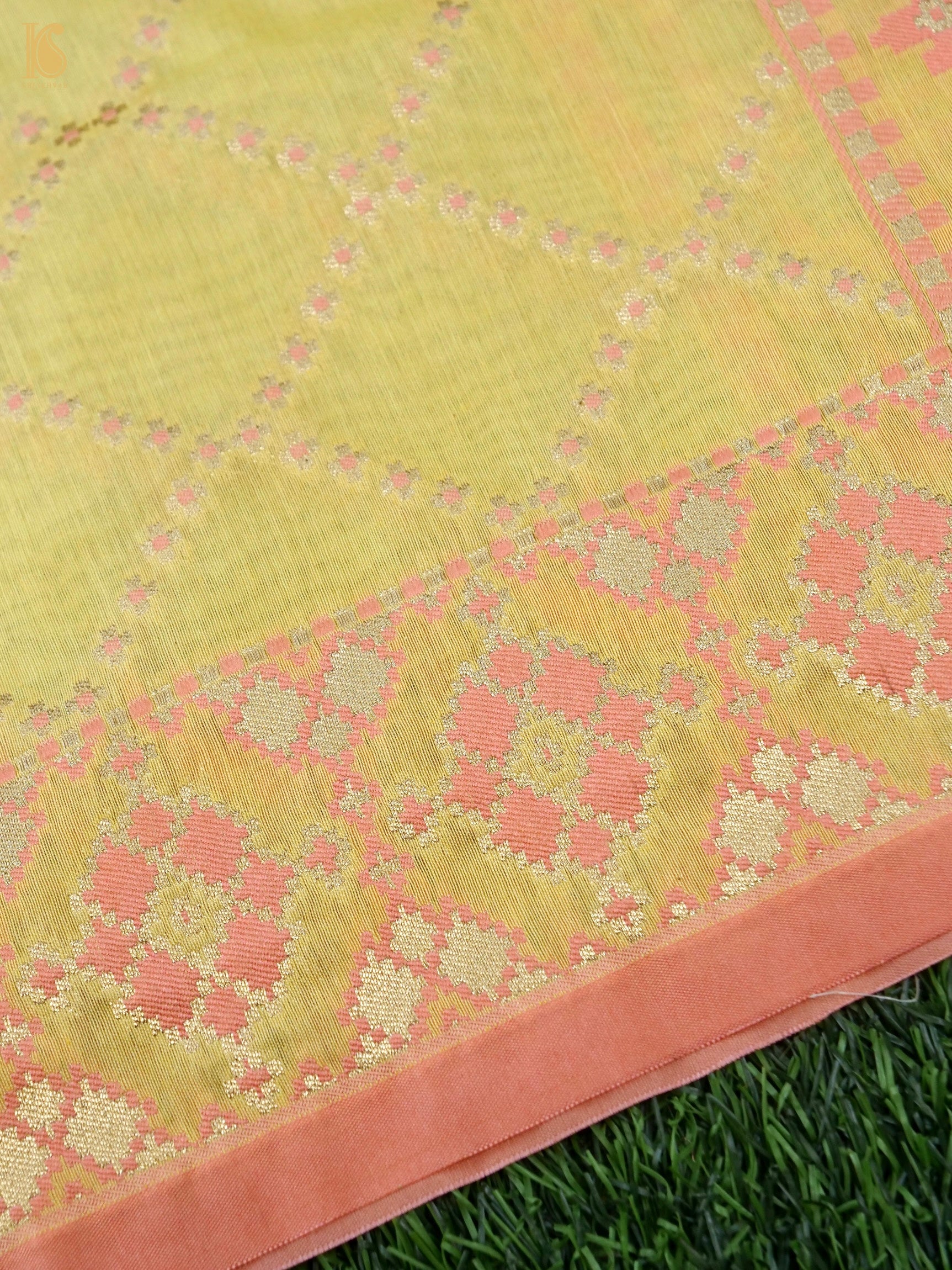 Cotton Silk Meenakari Banarasi Suit Set