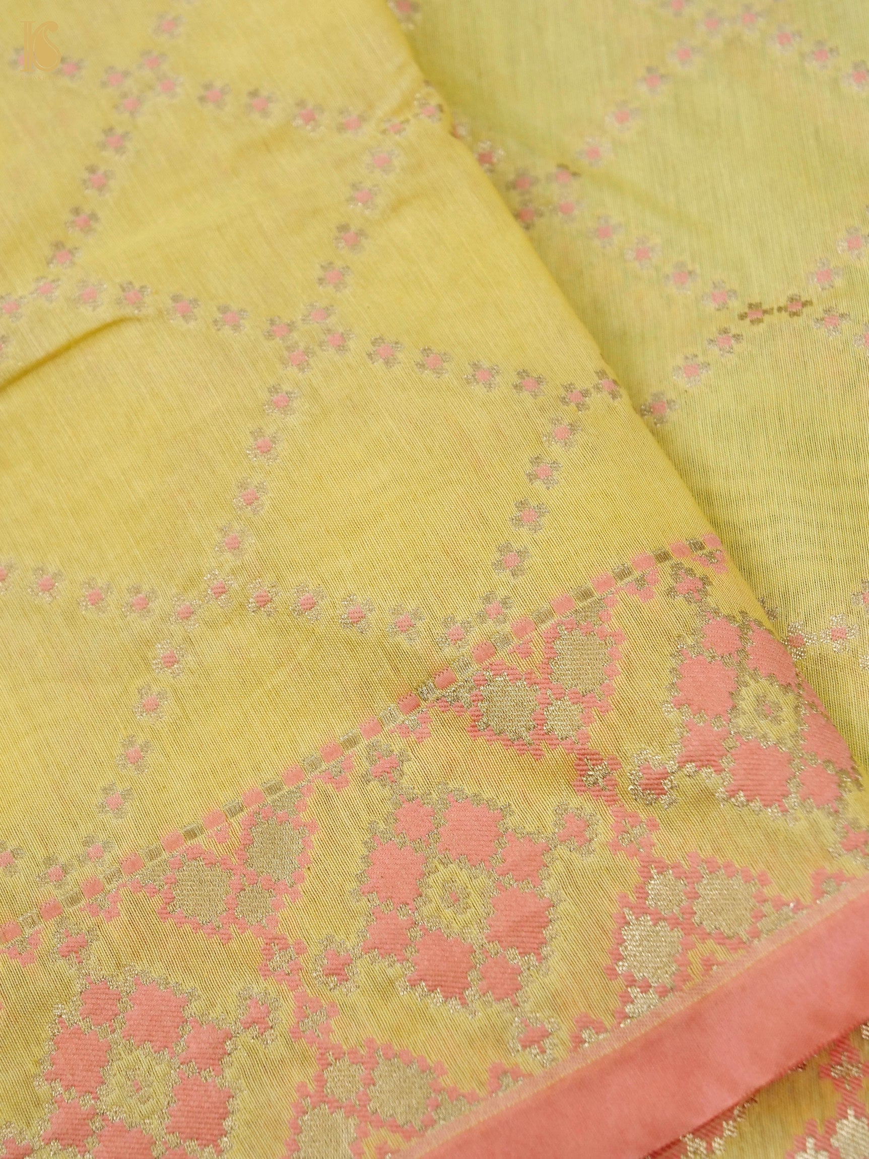Cotton Silk Meenakari Banarasi Suit Set