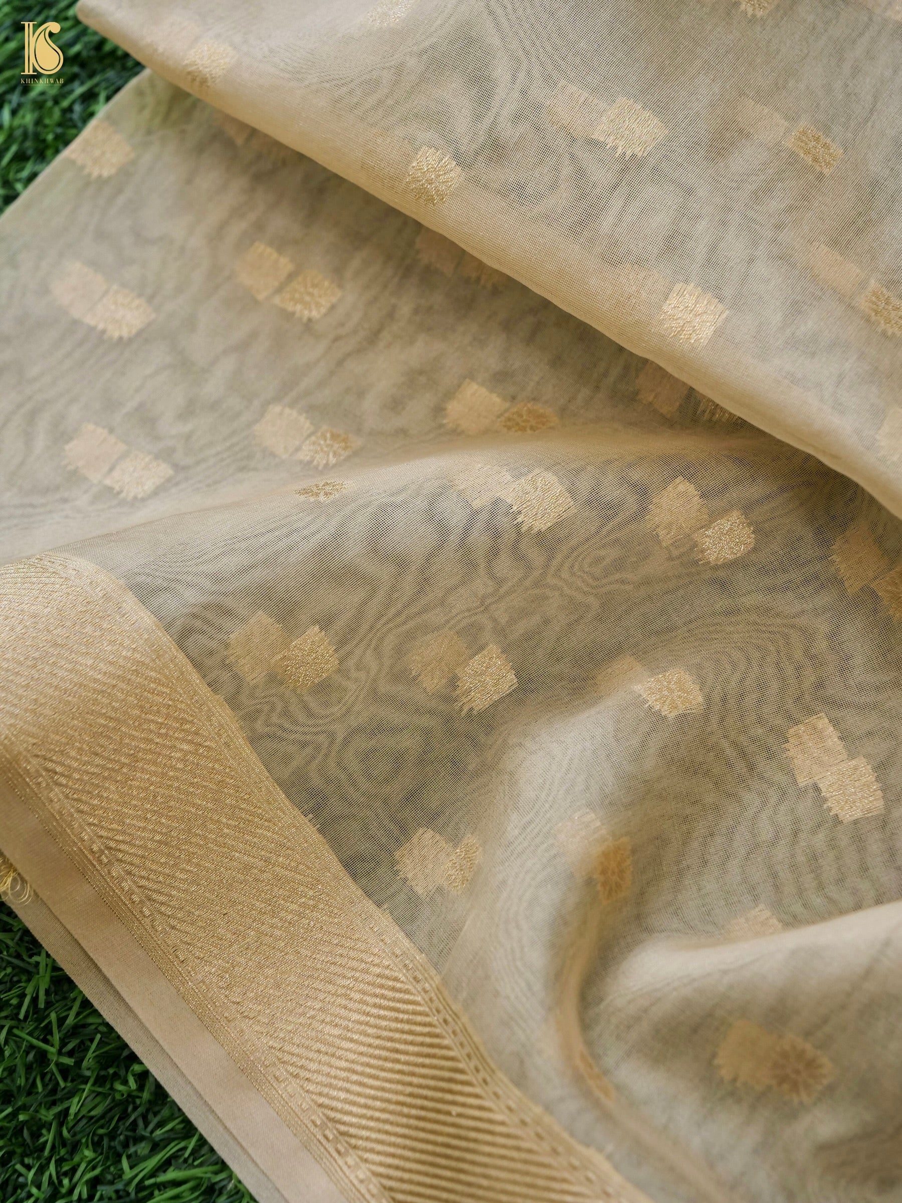 Handloom Banarasi Kora Silk Dupatta
