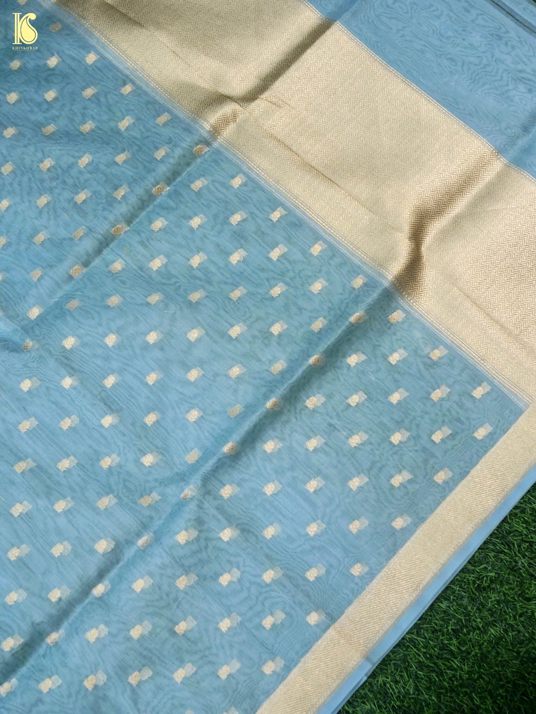 Handloom Banarasi Kora Silk Dupatta