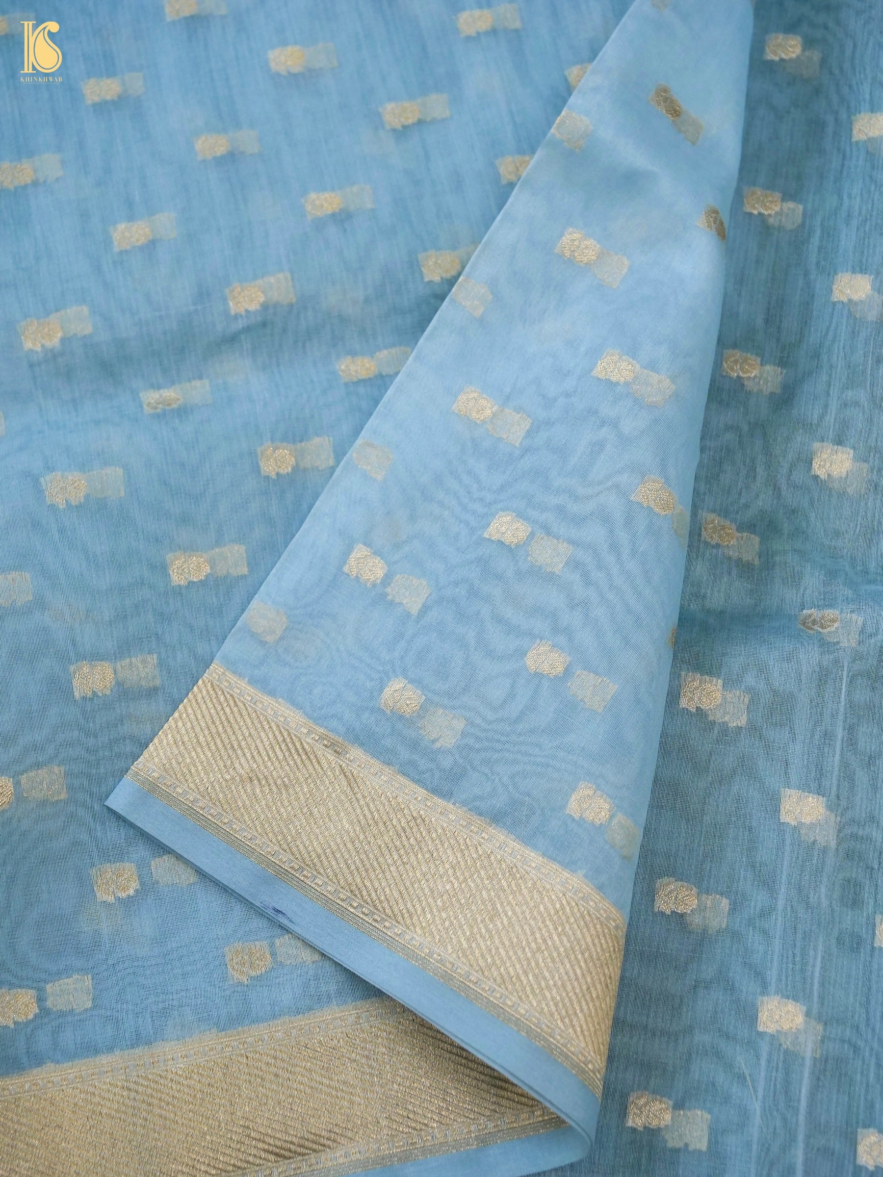 Handloom Banarasi Kora Silk Dupatta
