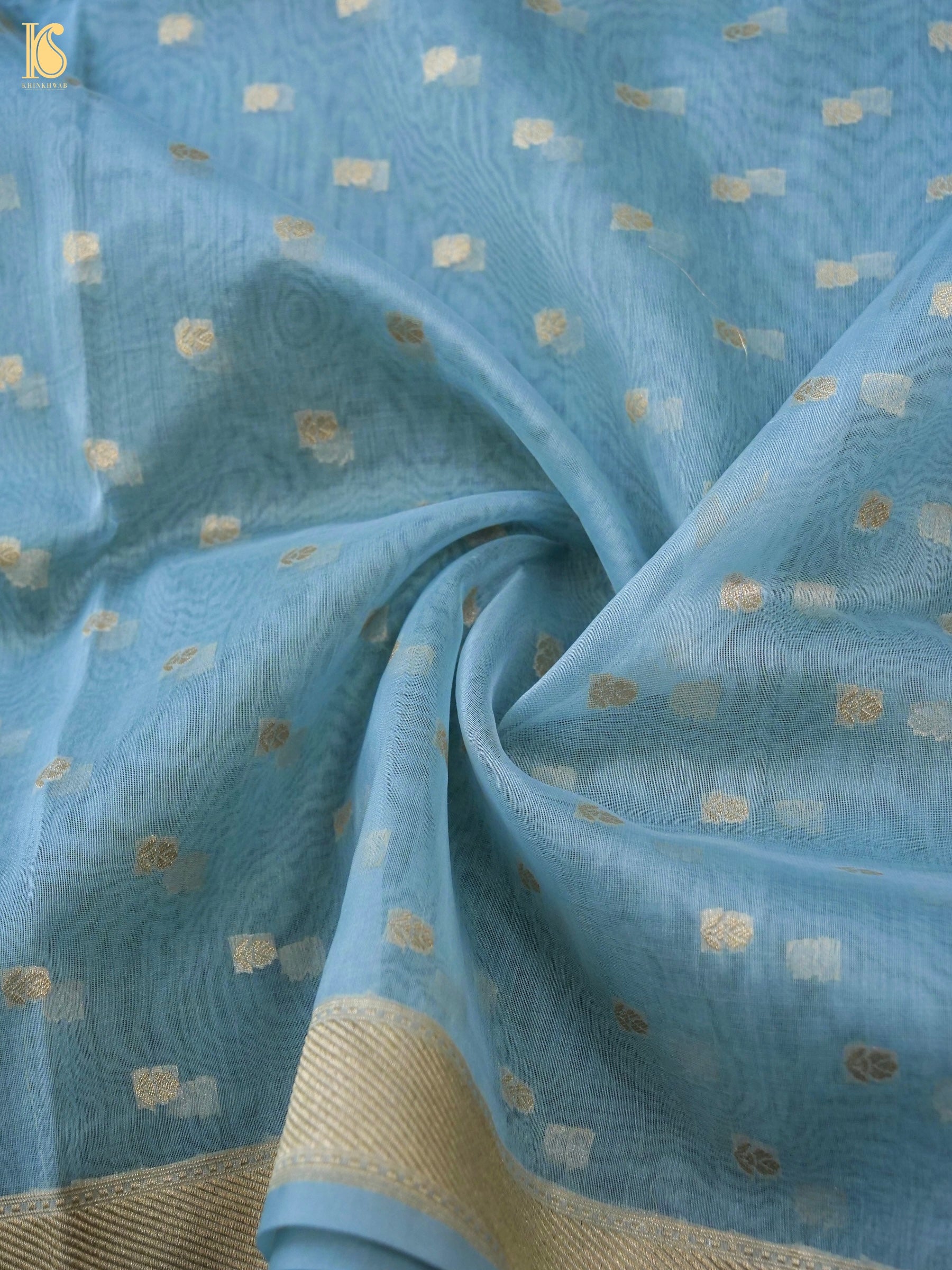Handloom Banarasi Kora Silk Dupatta