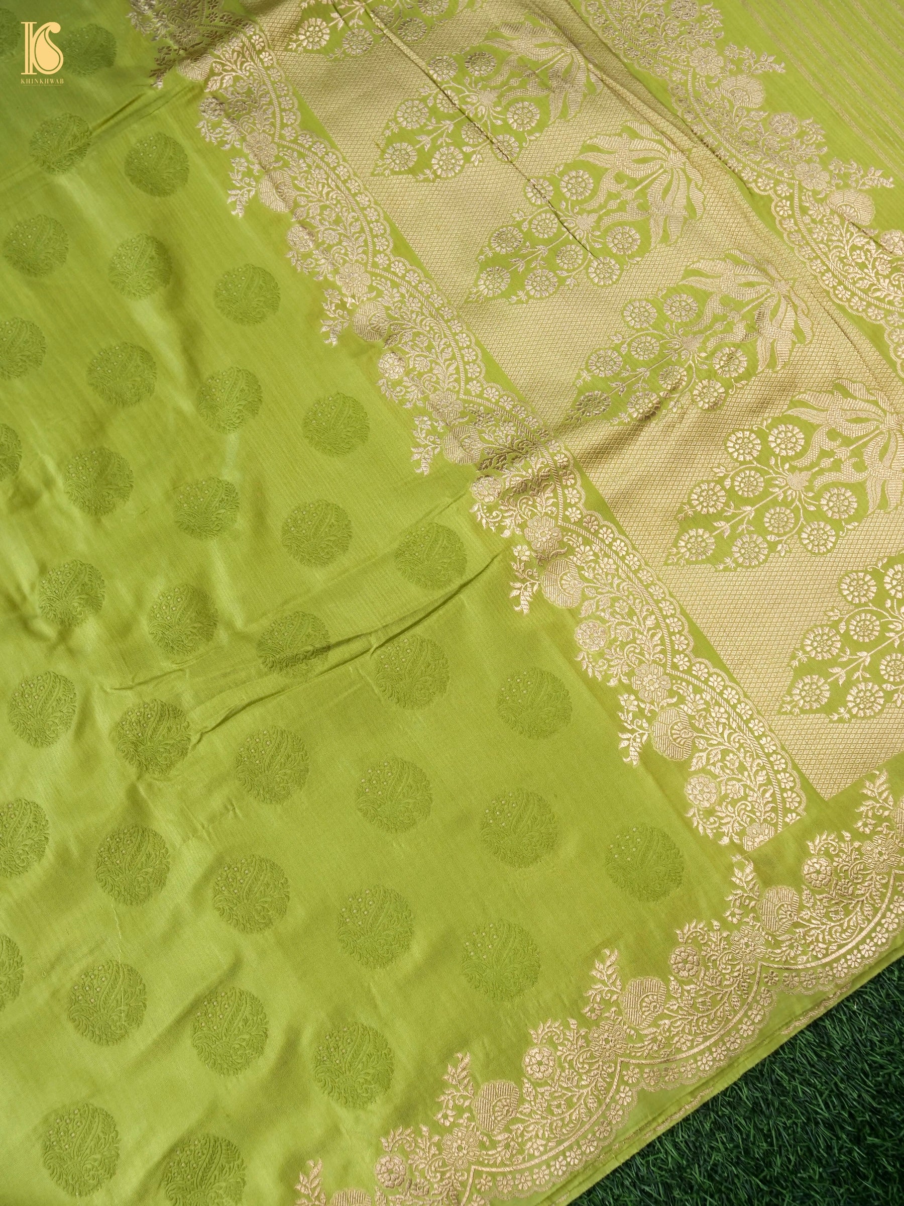 Katan Silk Handwoven Banarasi Saree