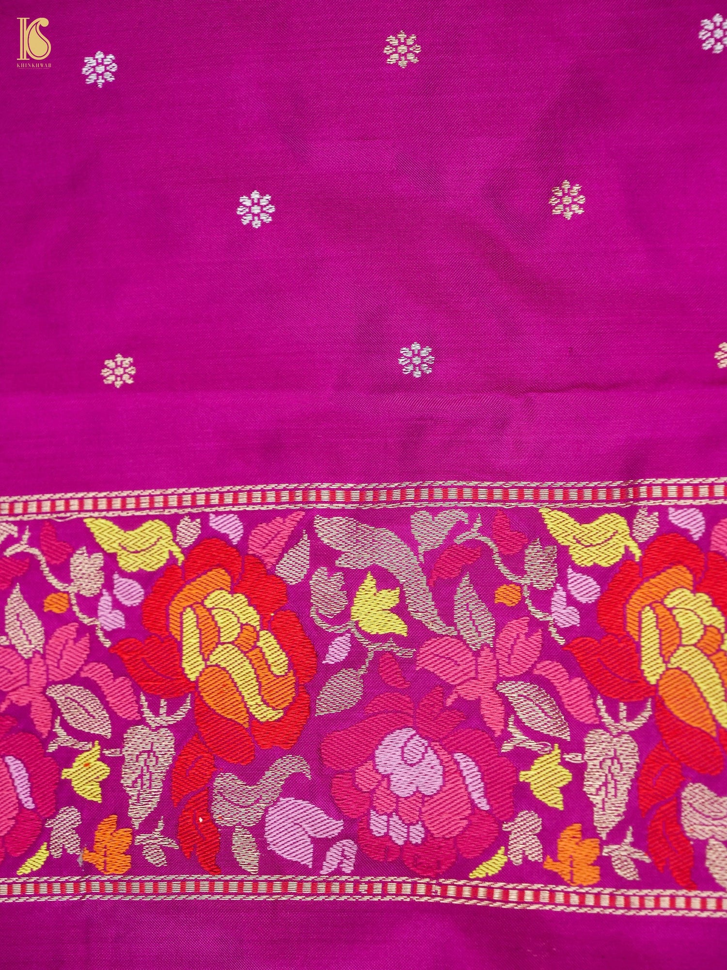 Banarasi Handloom Pure Katan Silk Kadwa Saree