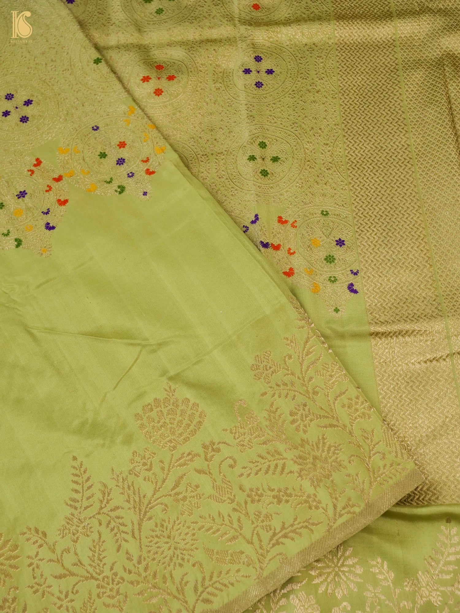 Banarasi Handloom Pure Katan Silk Kadwa Saree