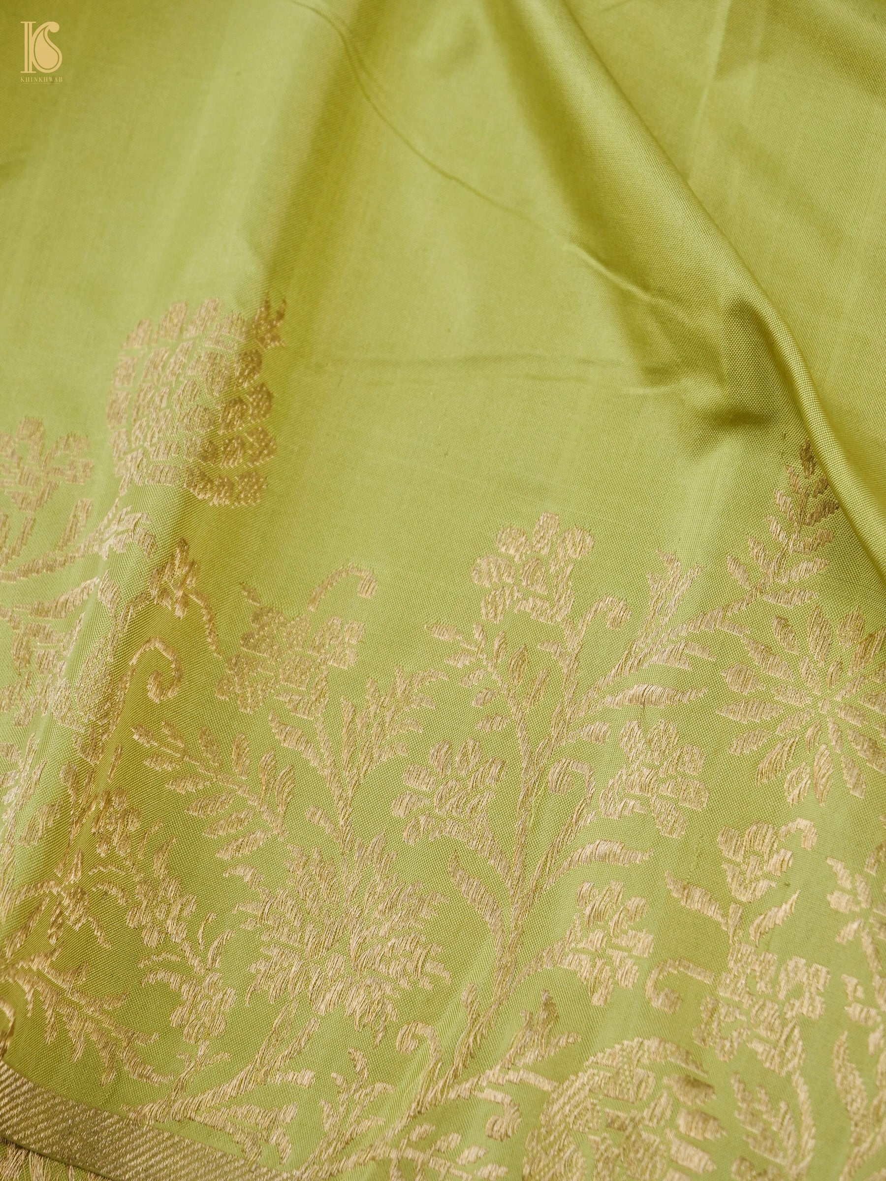 Banarasi Handloom Pure Katan Silk Kadwa Saree