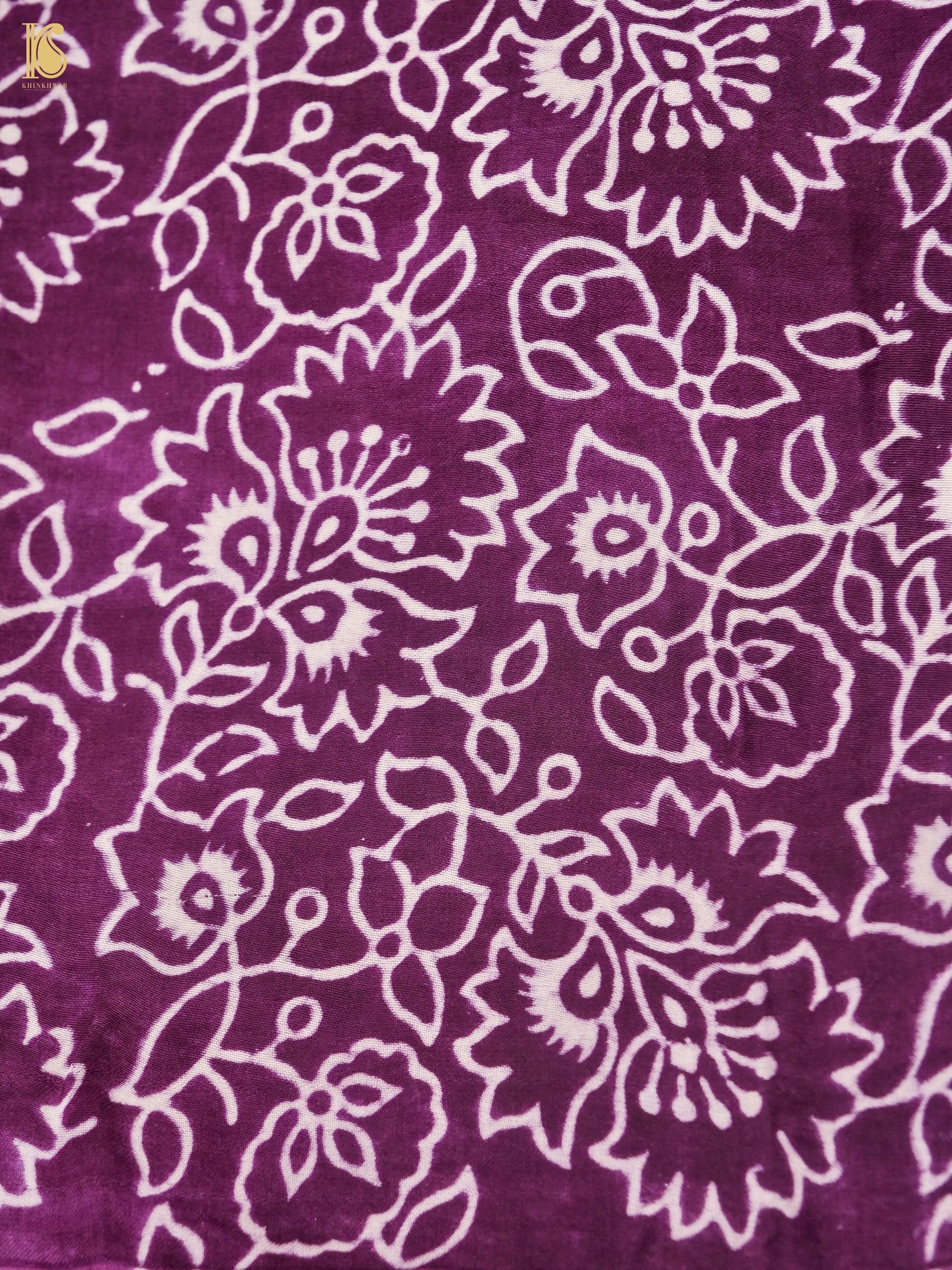 Hand Block Ajrakh Modal Silk Gharchola Saree