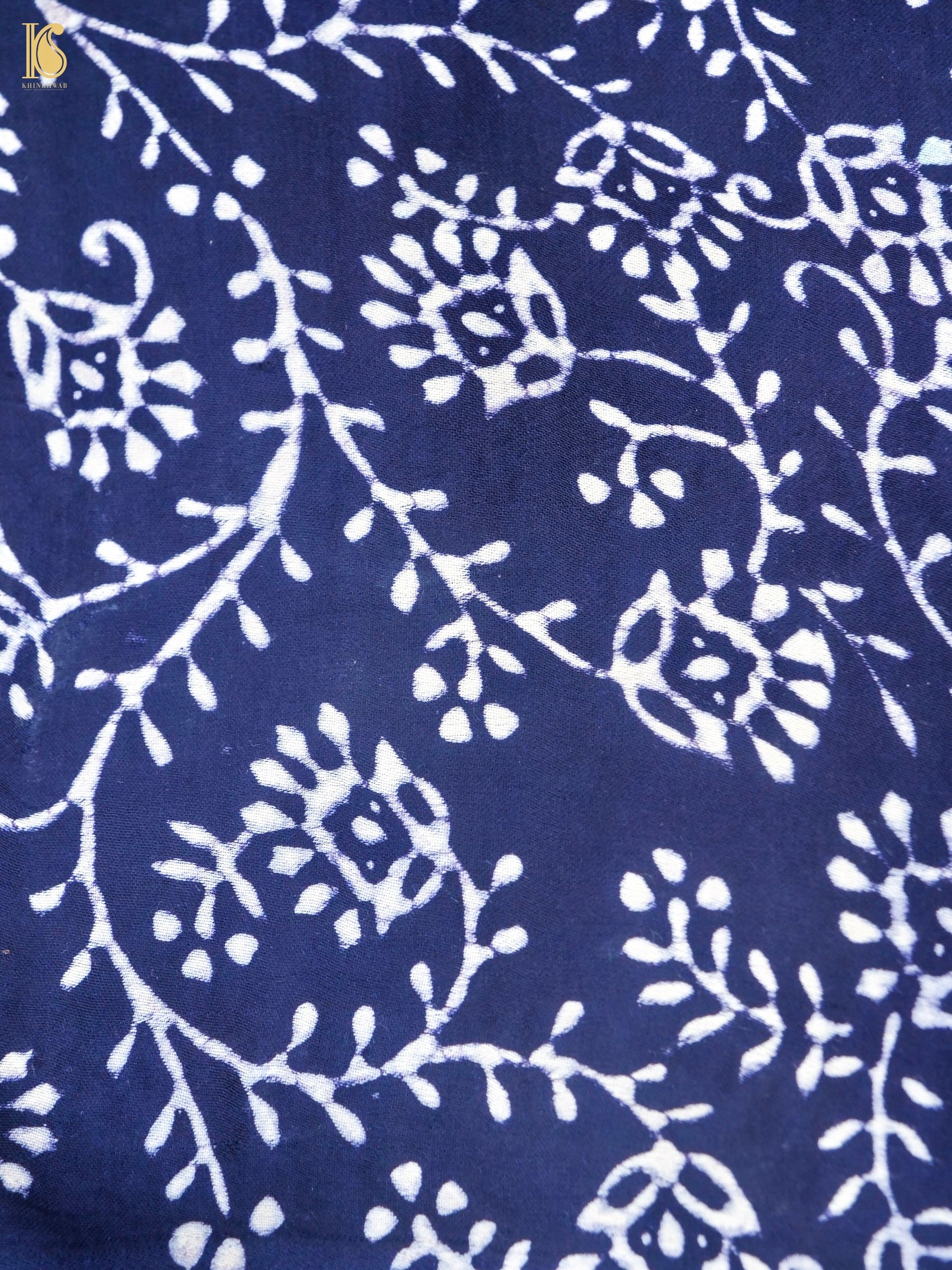 Hand Block Ajrakh Modal Silk Gharchola Saree