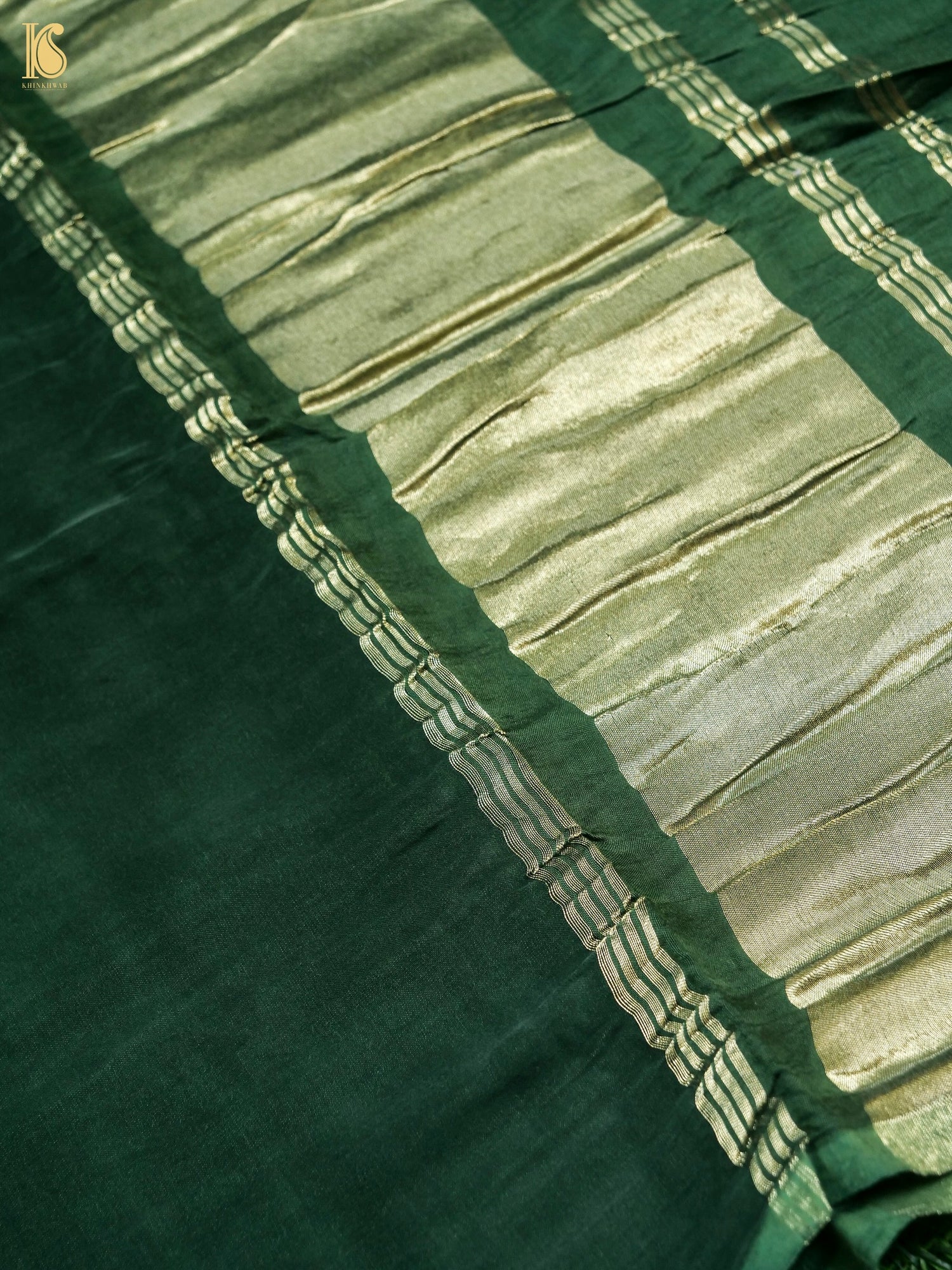 Pure Mashru Silk Hand Block Ajrakh Suit Fabric