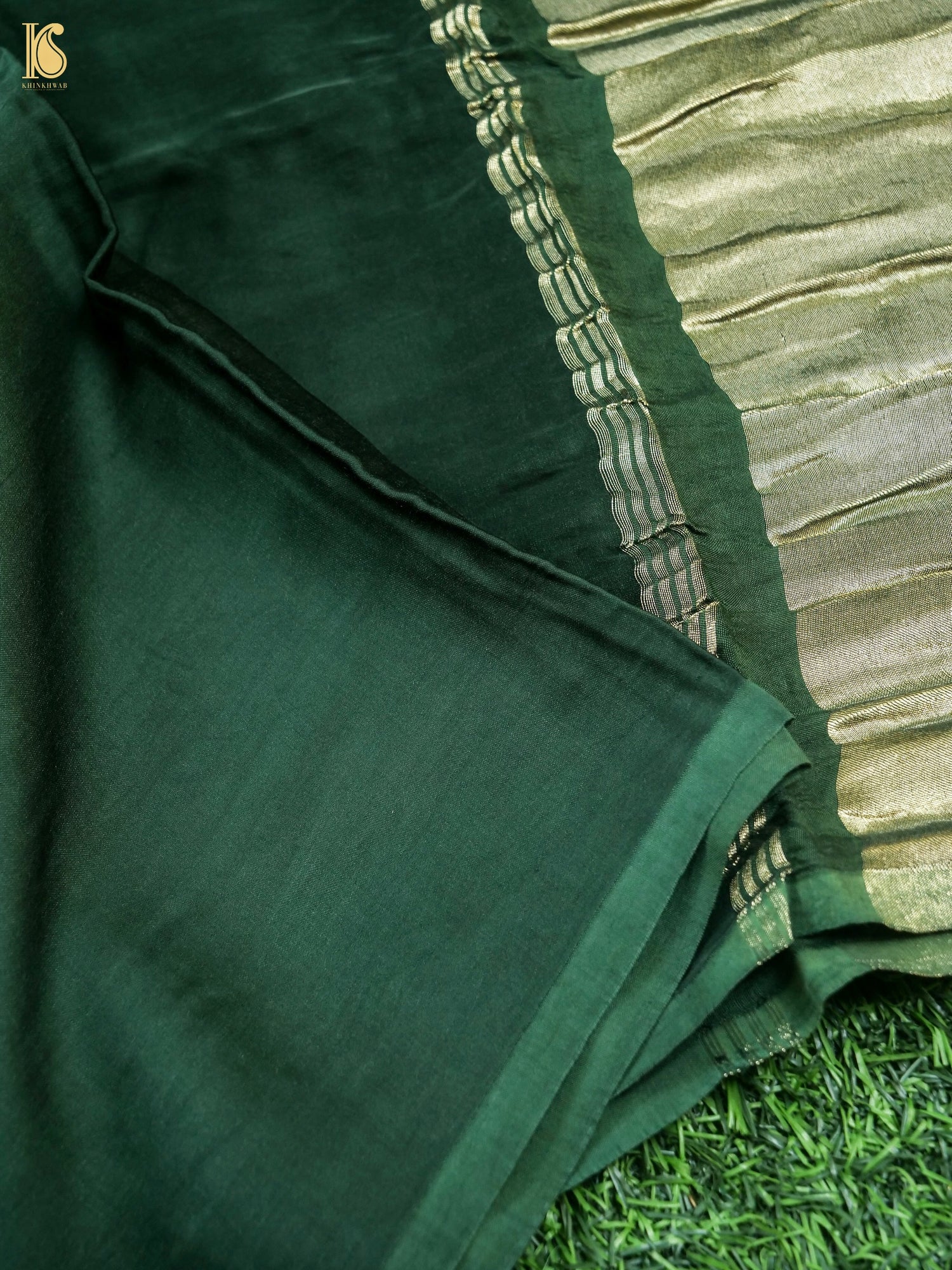 Pure Mashru Silk Hand Block Ajrakh Suit Fabric