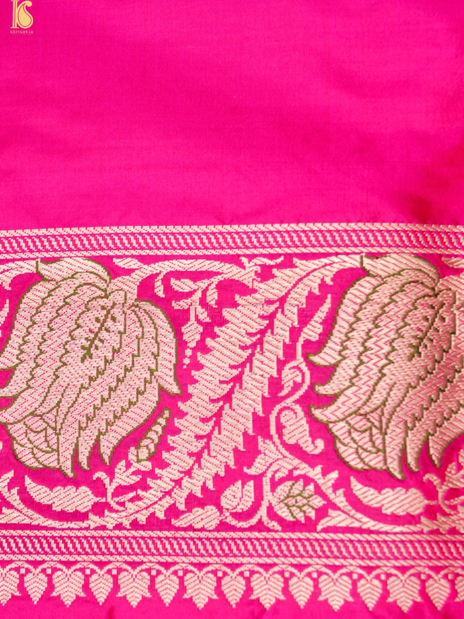 Handloom Banarasi Katan Shikargah Saree